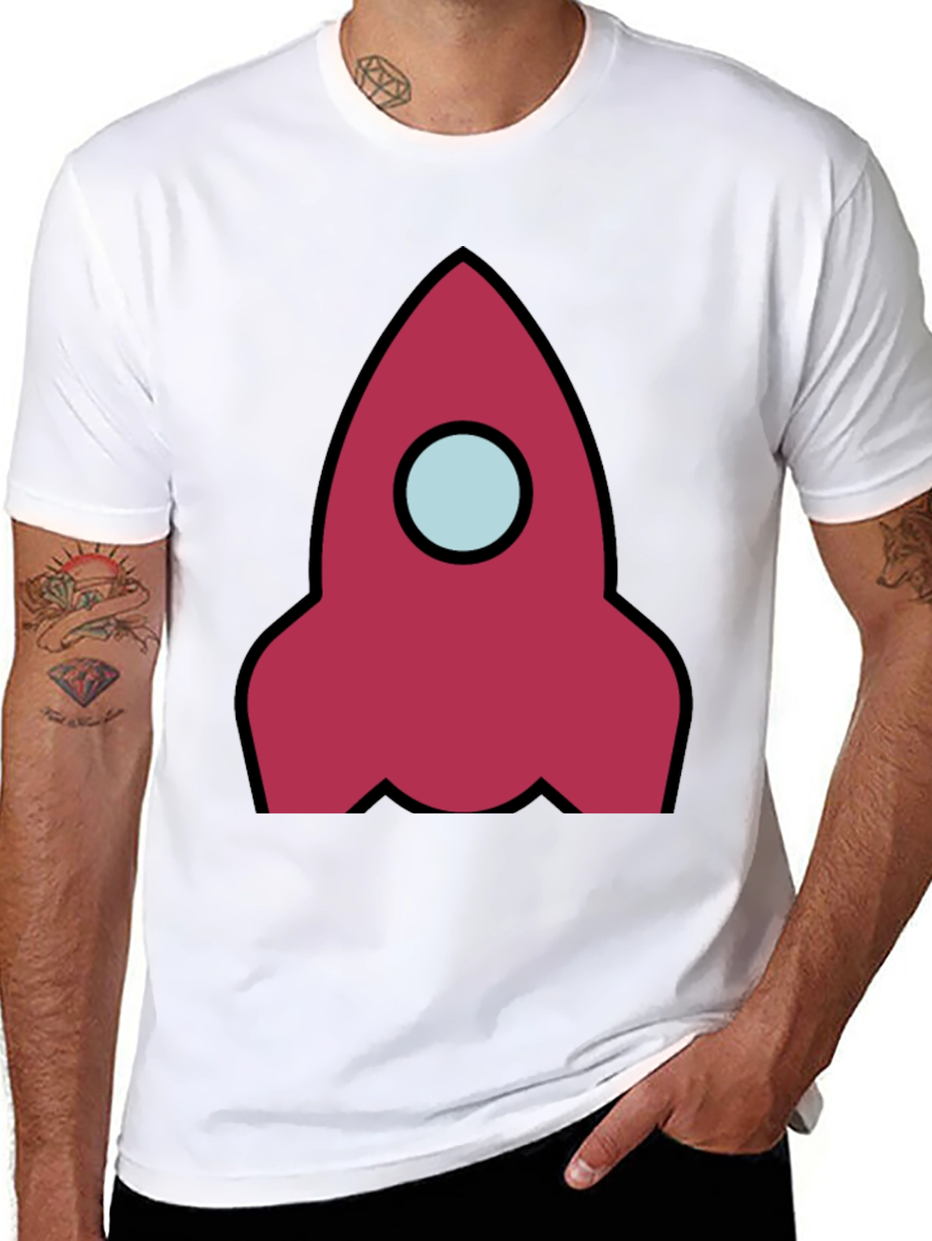 Rocket Graphic T-Shirt