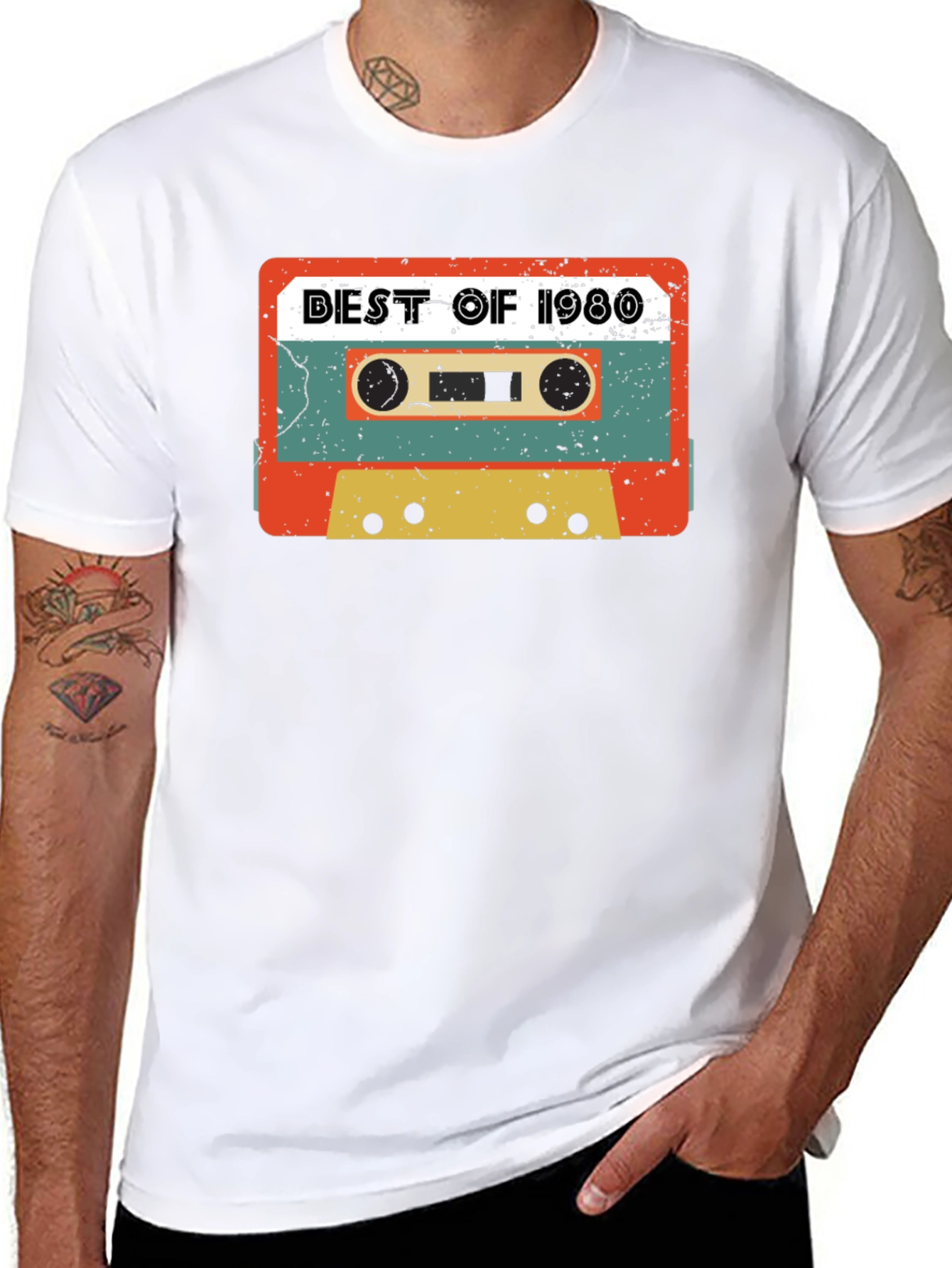 Retro Best of 1980 Cassette Tape T-Shirt