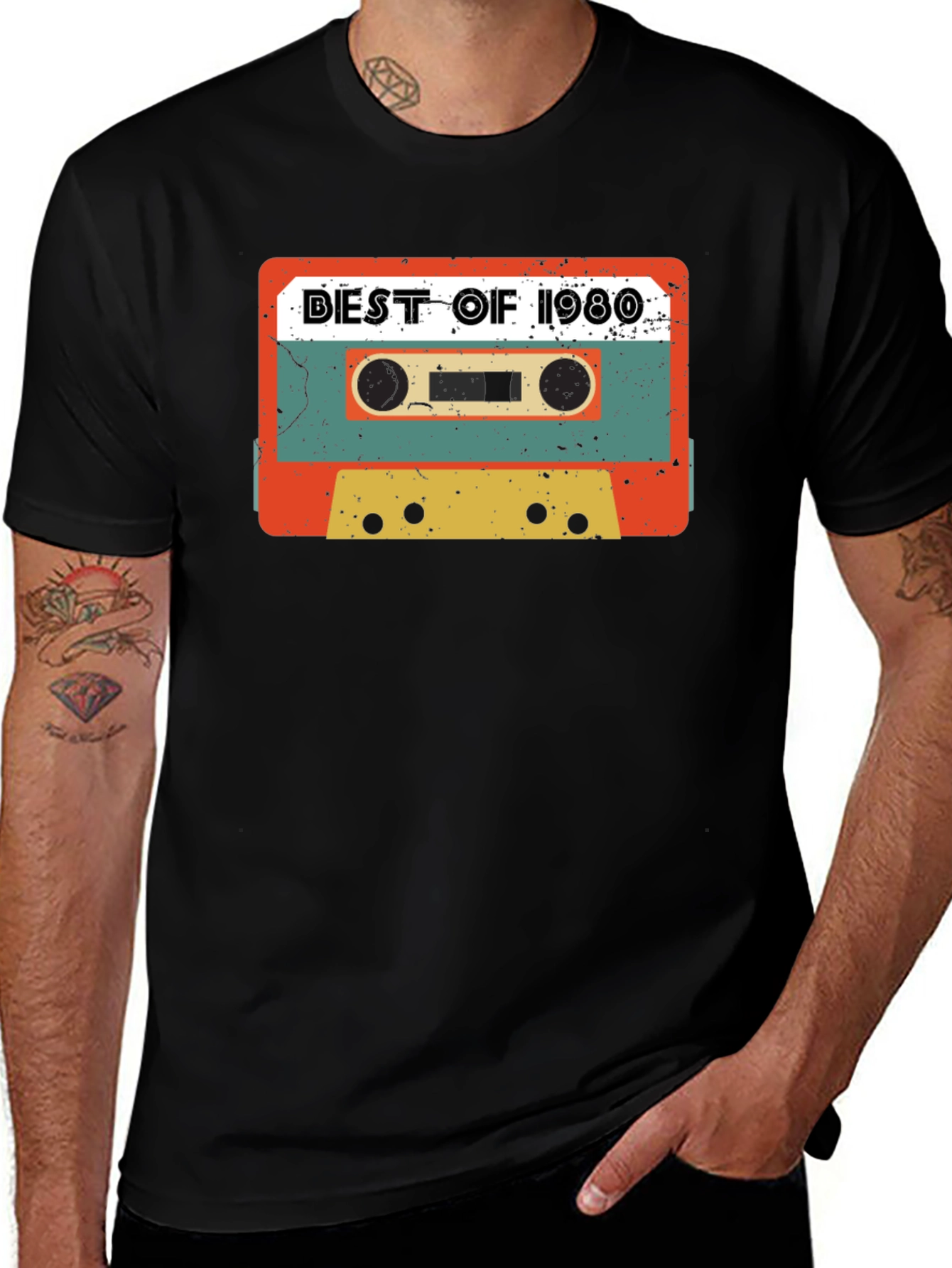 Retro Best of 1980 Cassette Tape T-Shirt