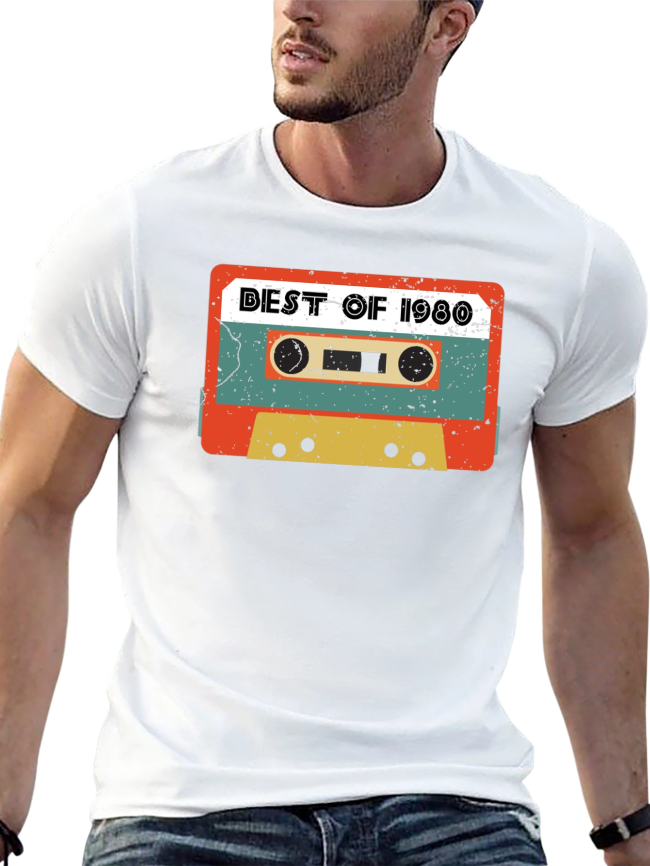 Retro Best of 1980 Cassette Tape T-Shirt