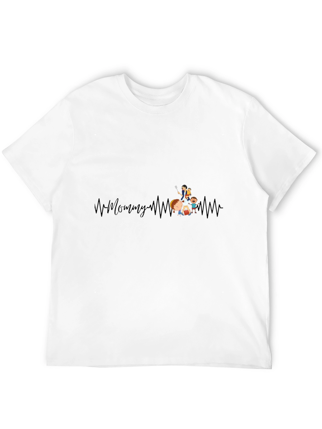 Mommy Heartbeat T-Shirt - Perfect Gift for Mom