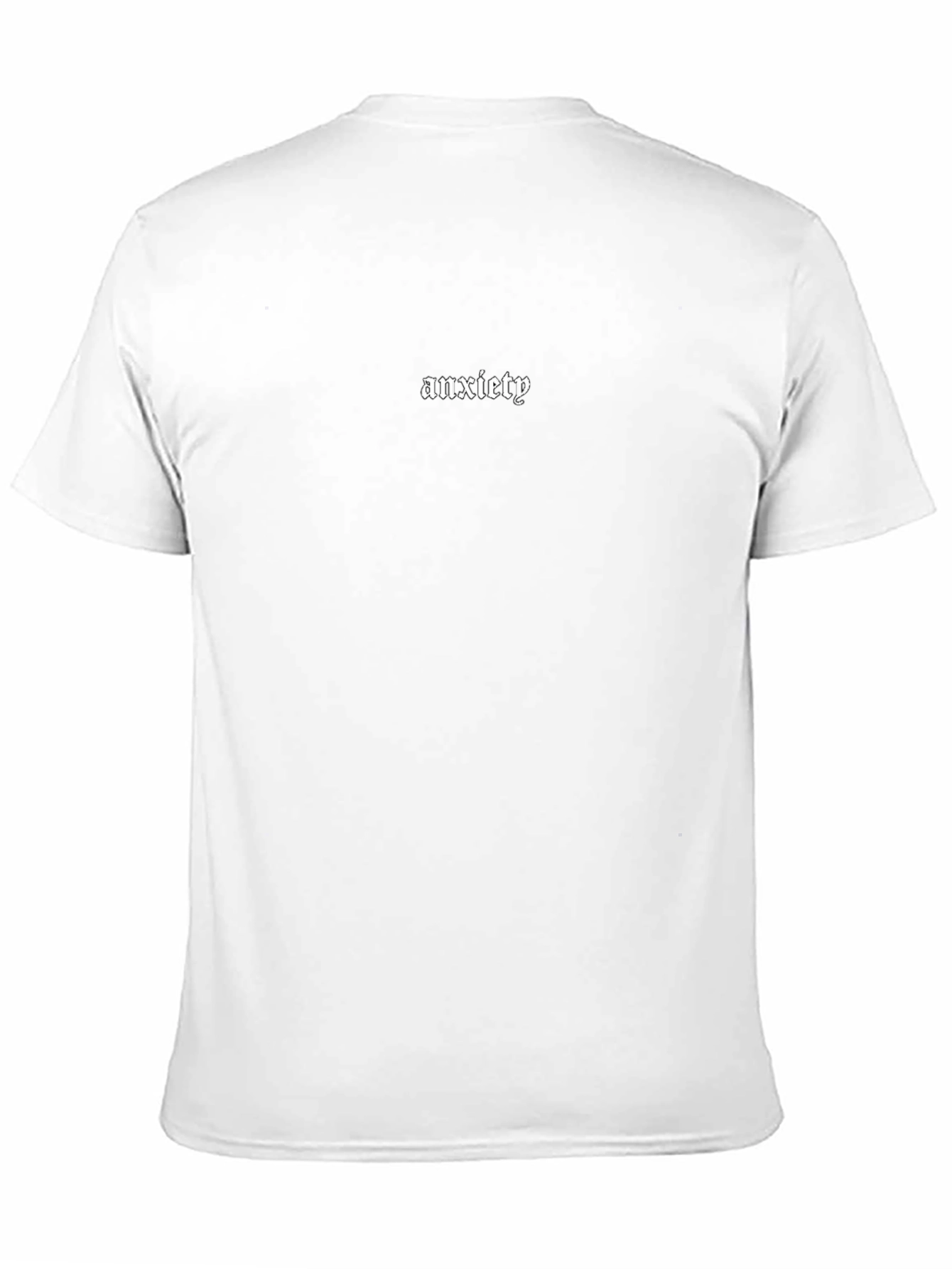 Anxiety T-Shirt - Gothic Script Black Tee