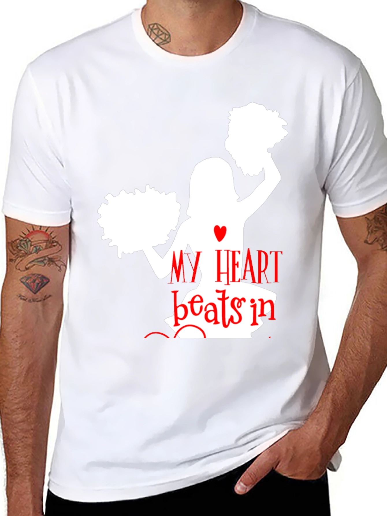 Cheerleader Heartbeat T-Shirt