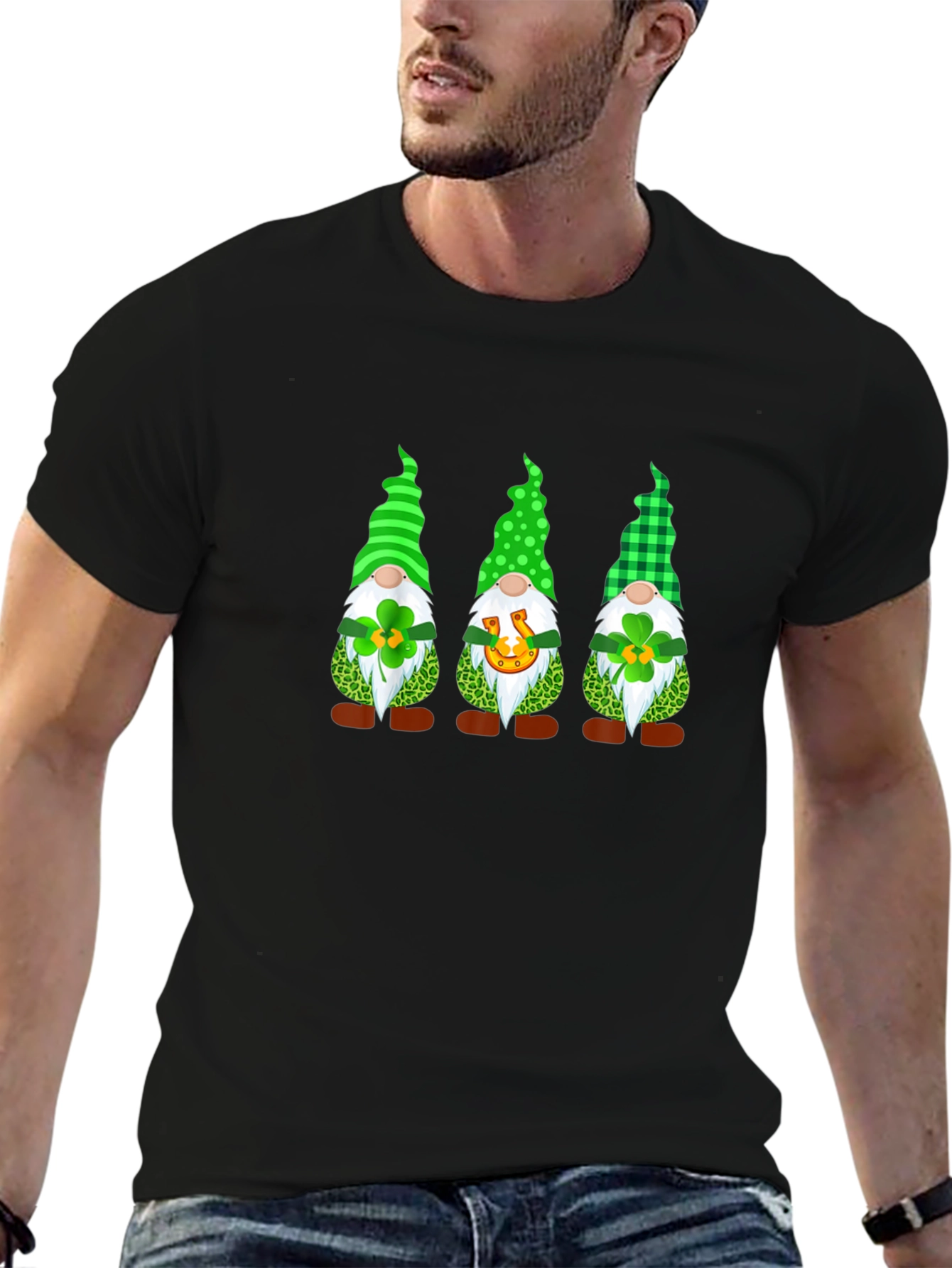Lucky St. Patricks Day Gnomes T-Shirt