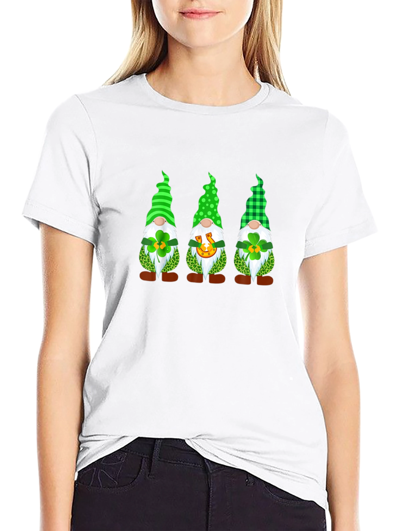 Lucky St. Patricks Day Gnomes T-Shirt