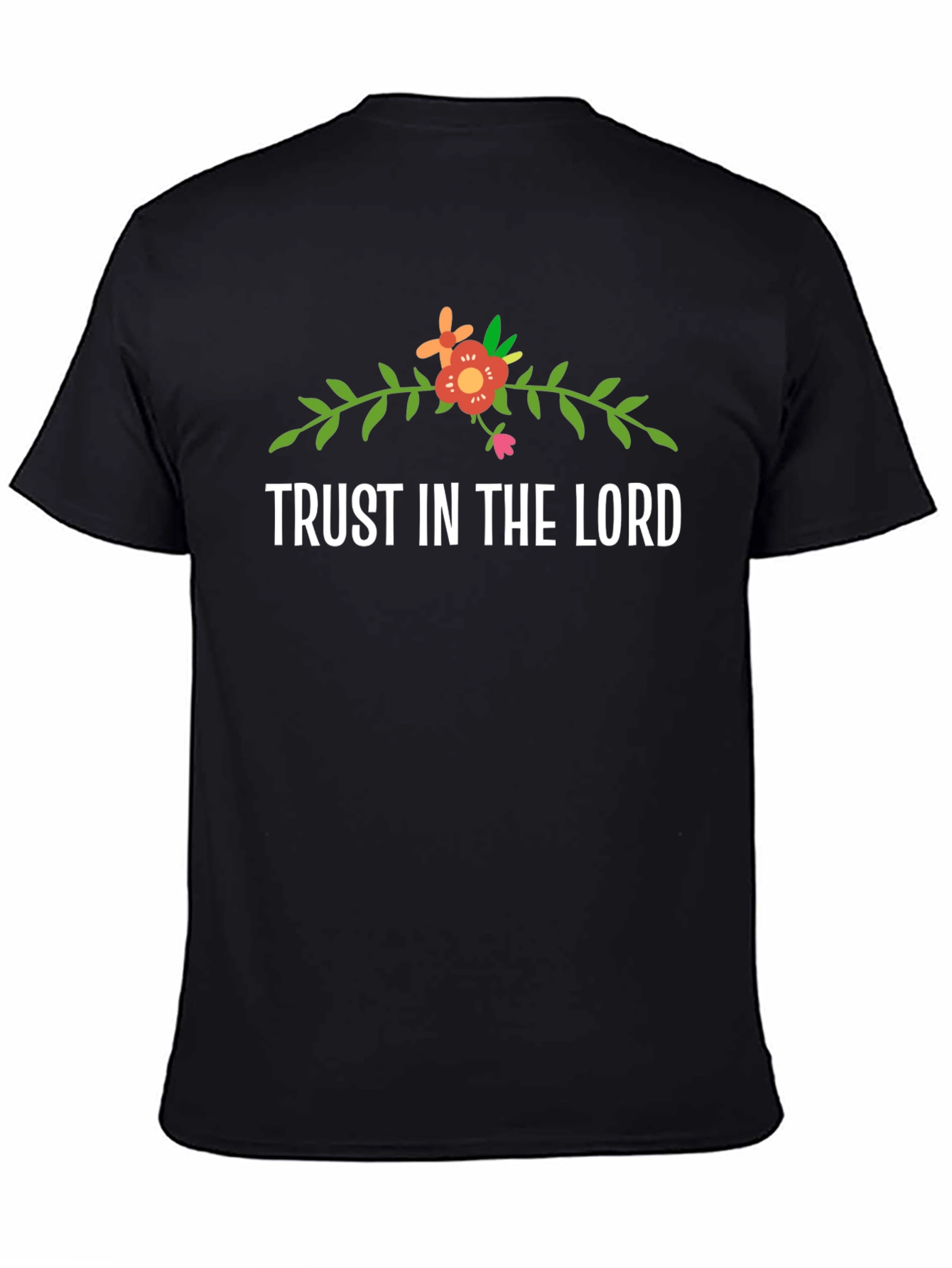 Trust In The Lord Floral Graphic Tee