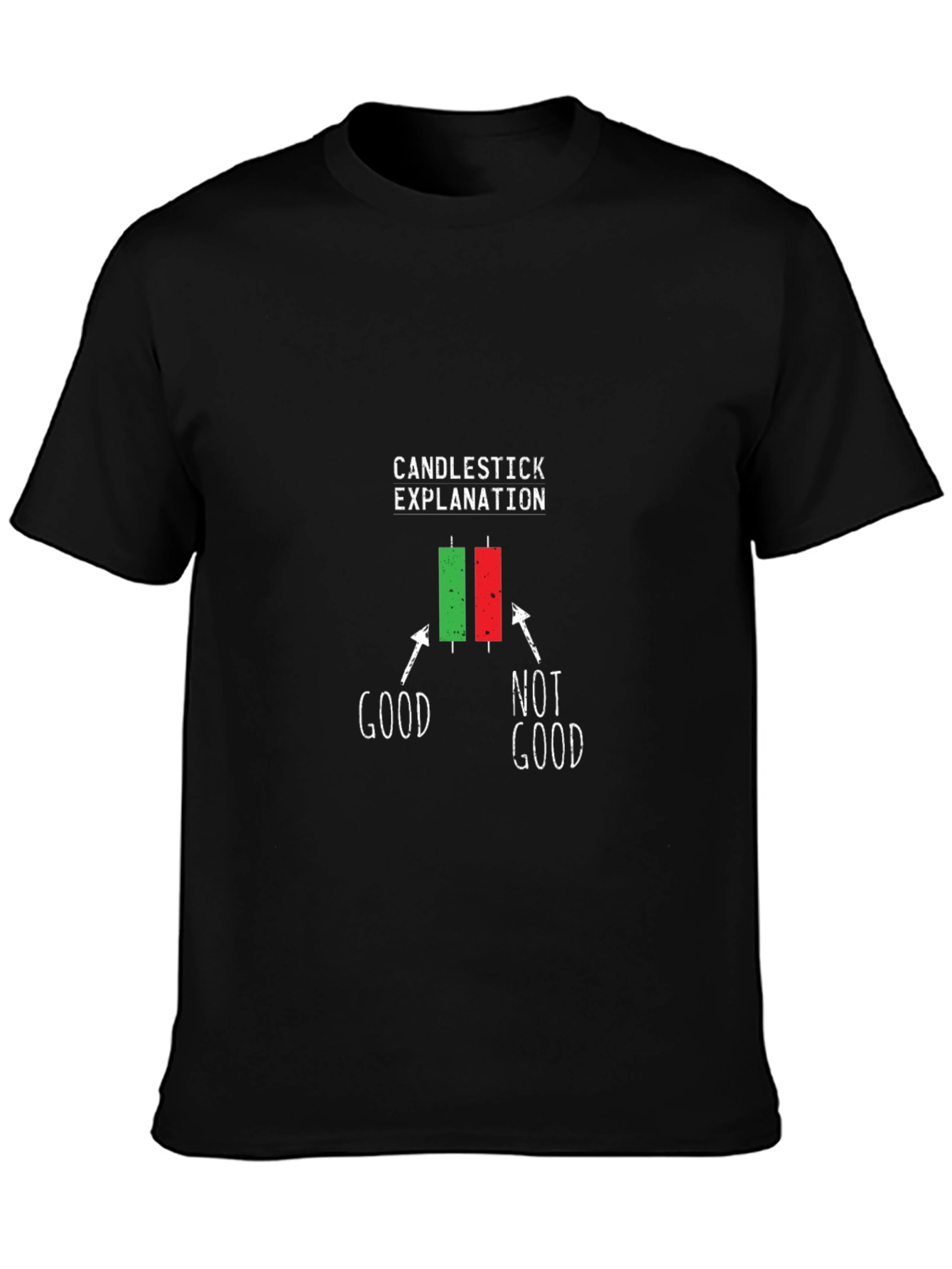 Candlestick Explanation Graphic T-Shirt