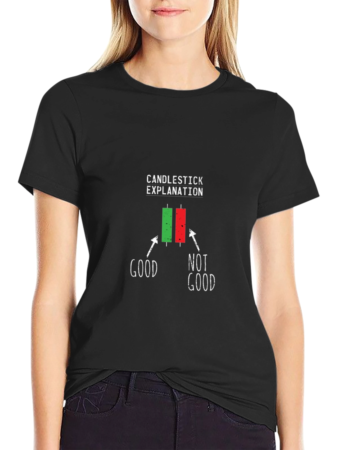 Candlestick Explanation Graphic T-Shirt