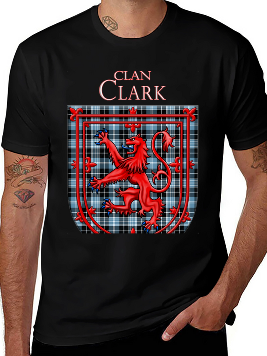 Clan Clark Crest T-Shirt - Scottish Heritage Tee