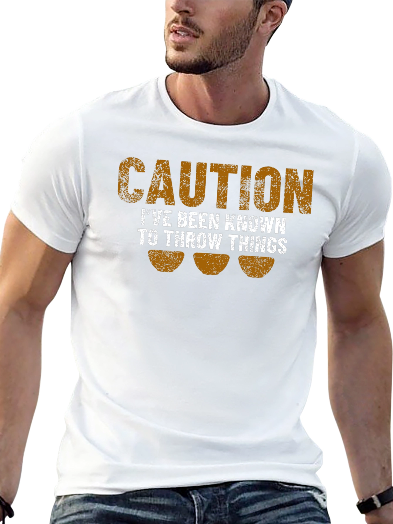 Caution: I Throw Things Funny T-Shirt