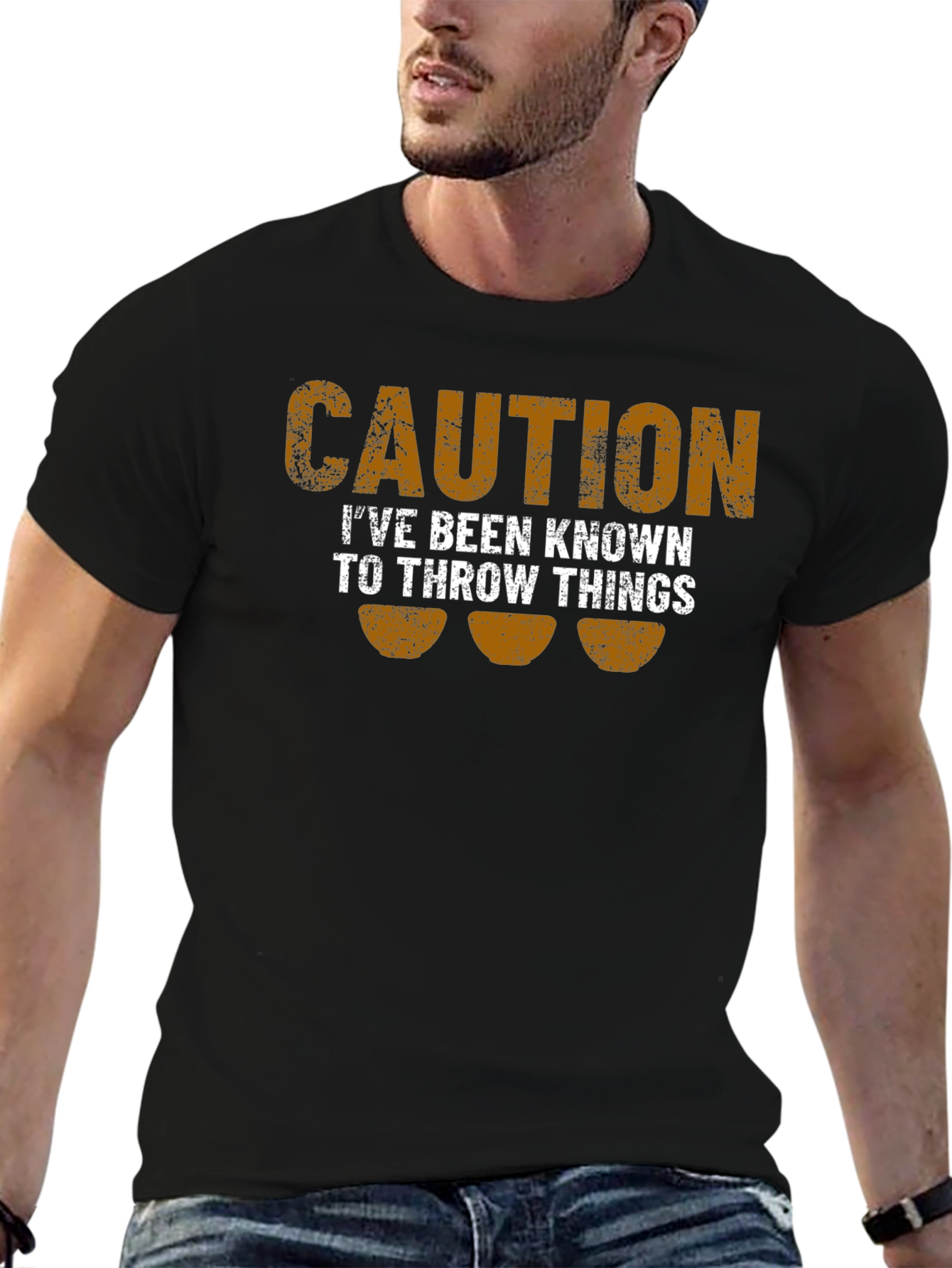 Caution: I Throw Things Funny T-Shirt