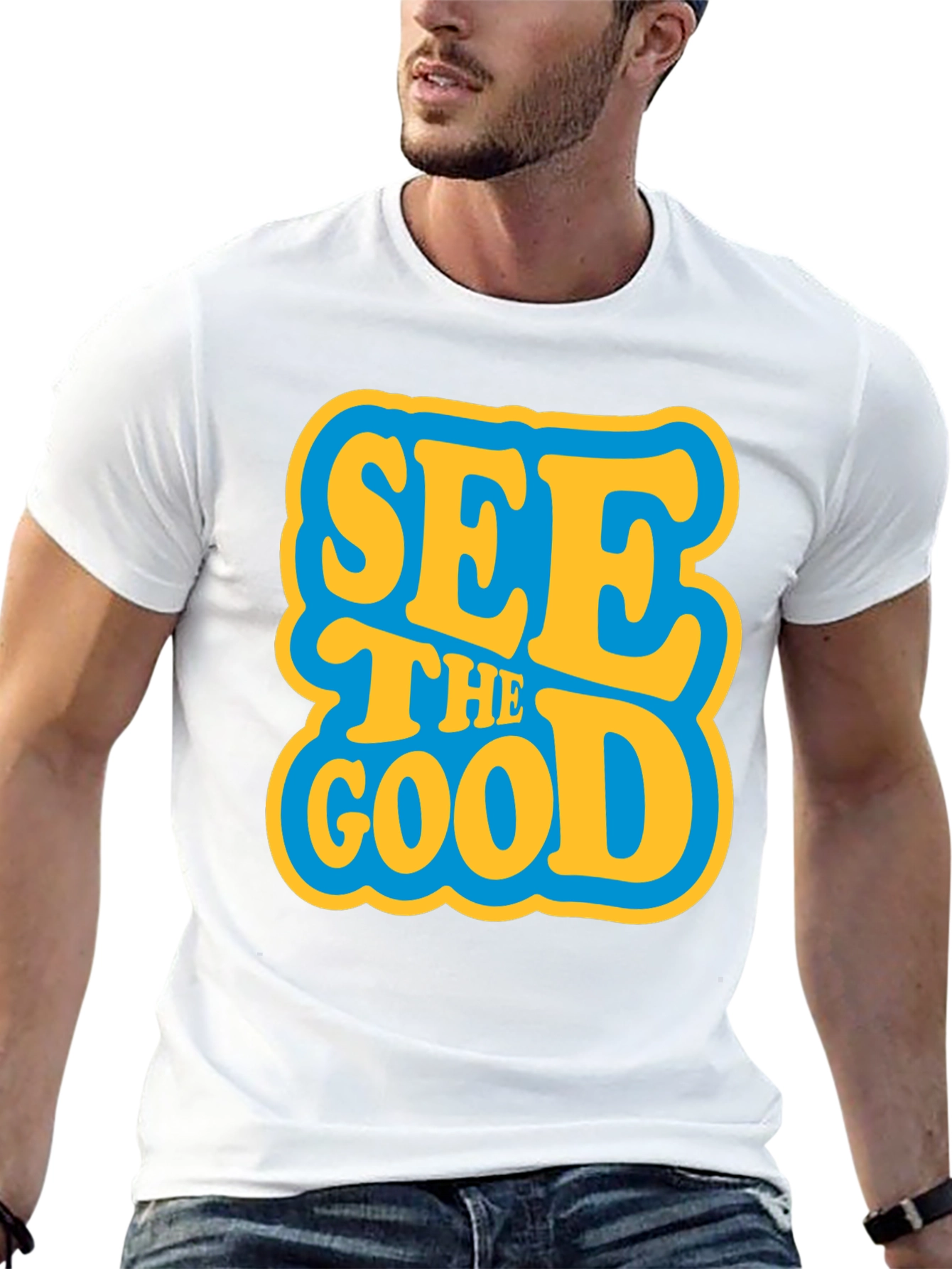 See The Good Graphic T-Shirt - Retro Design