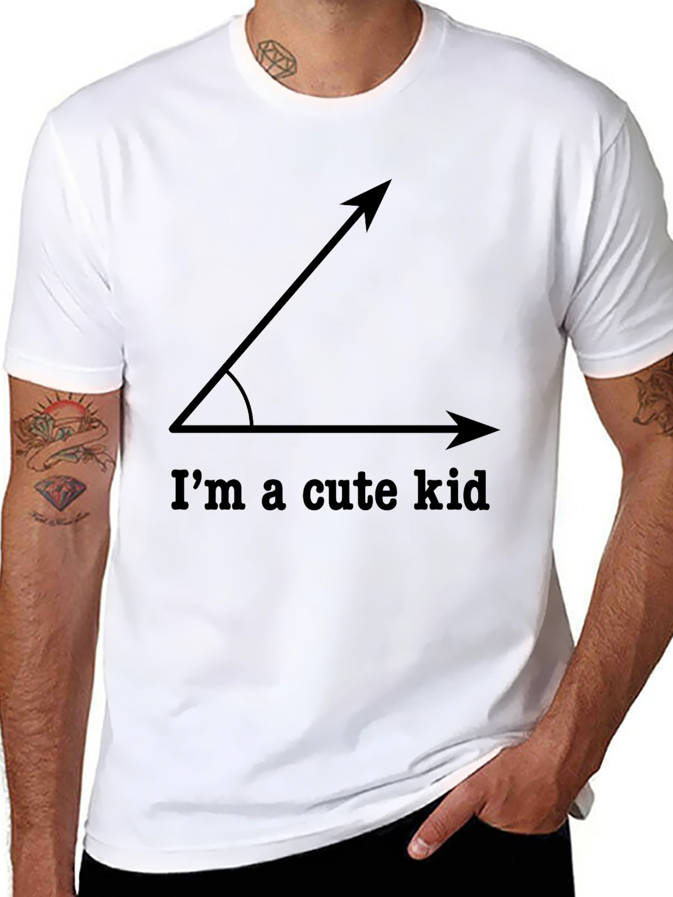 Im A Cute Kid Angle T-Shirt