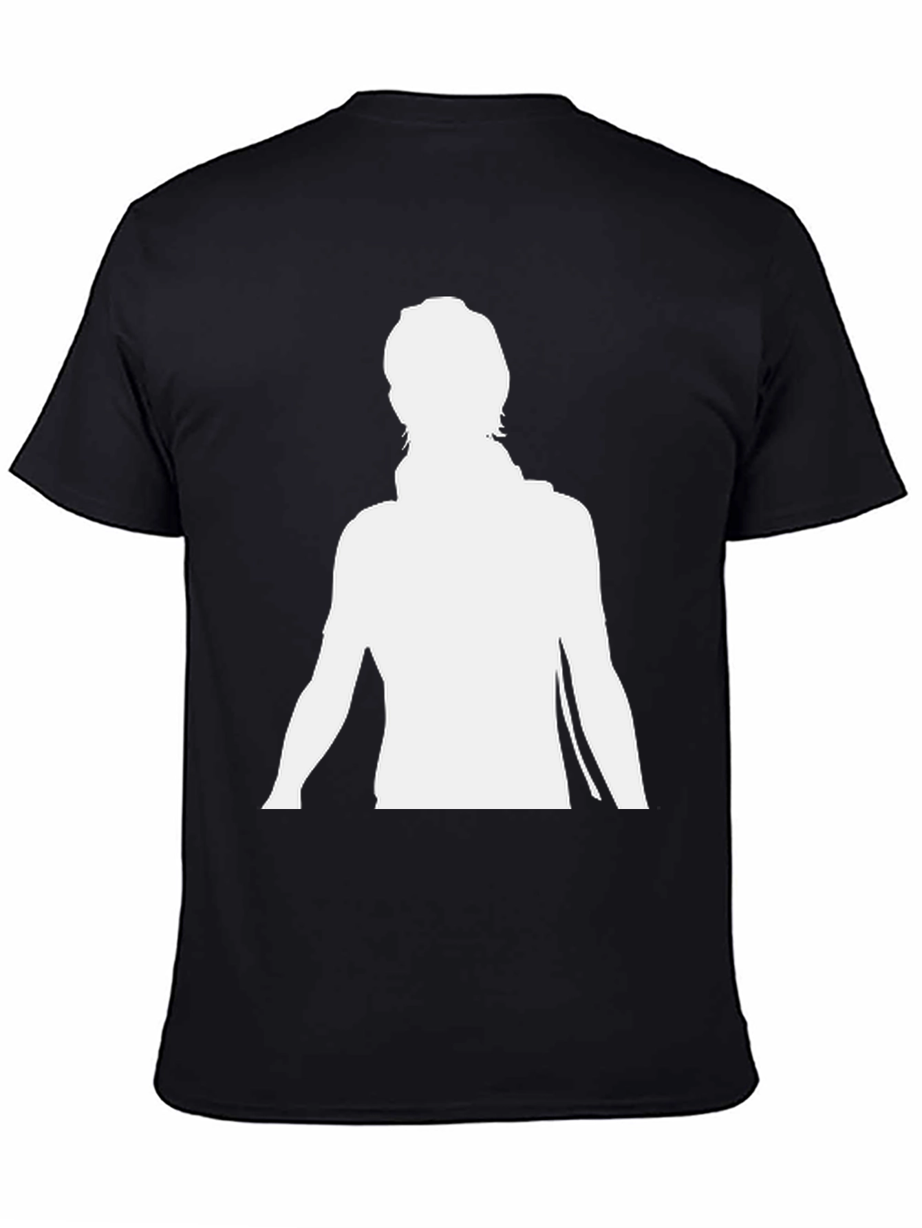 Silhouette Graphic T-Shirt - Trendy Black Tee