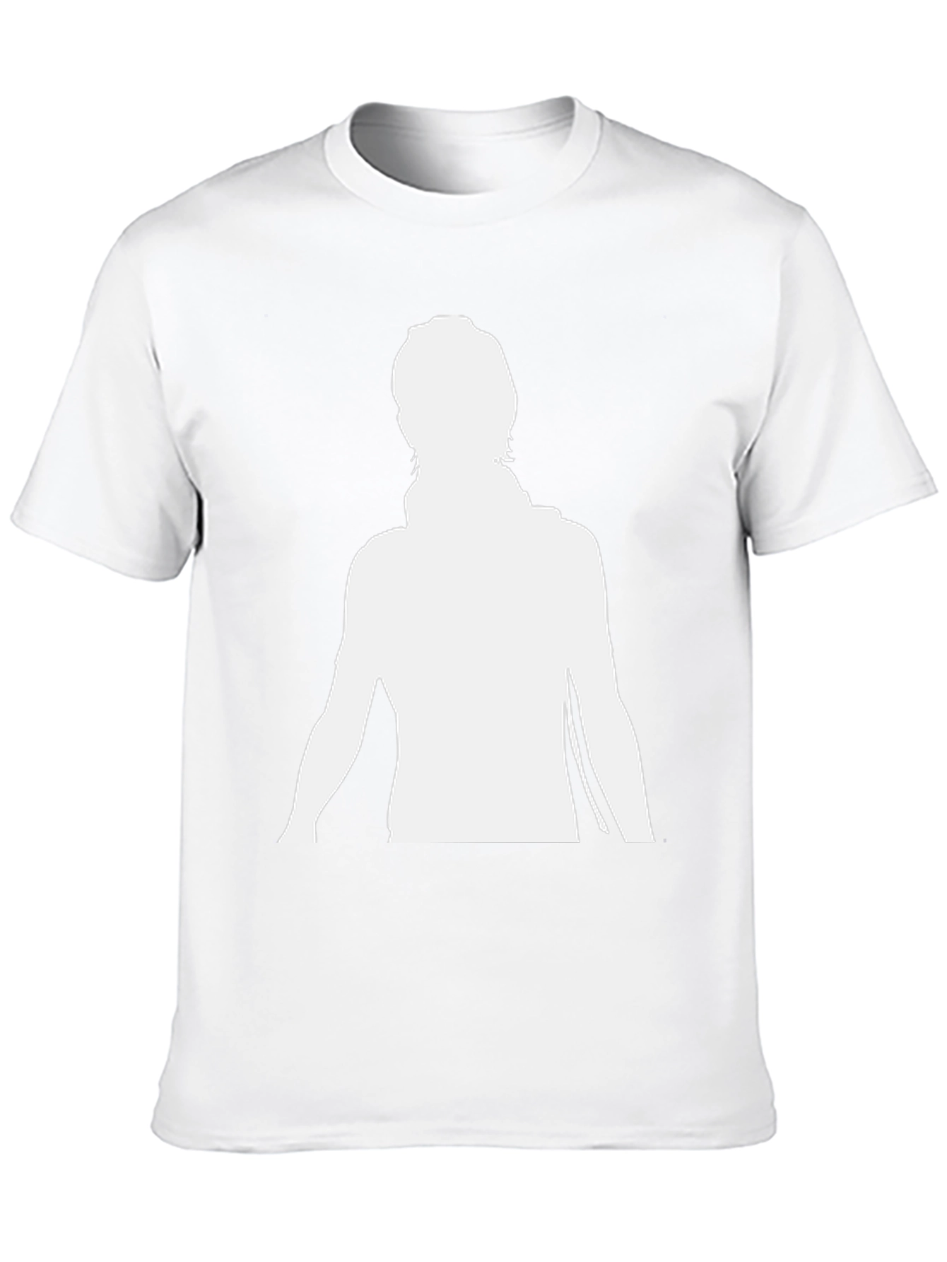 Silhouette Graphic T-Shirt - Trendy Black Tee