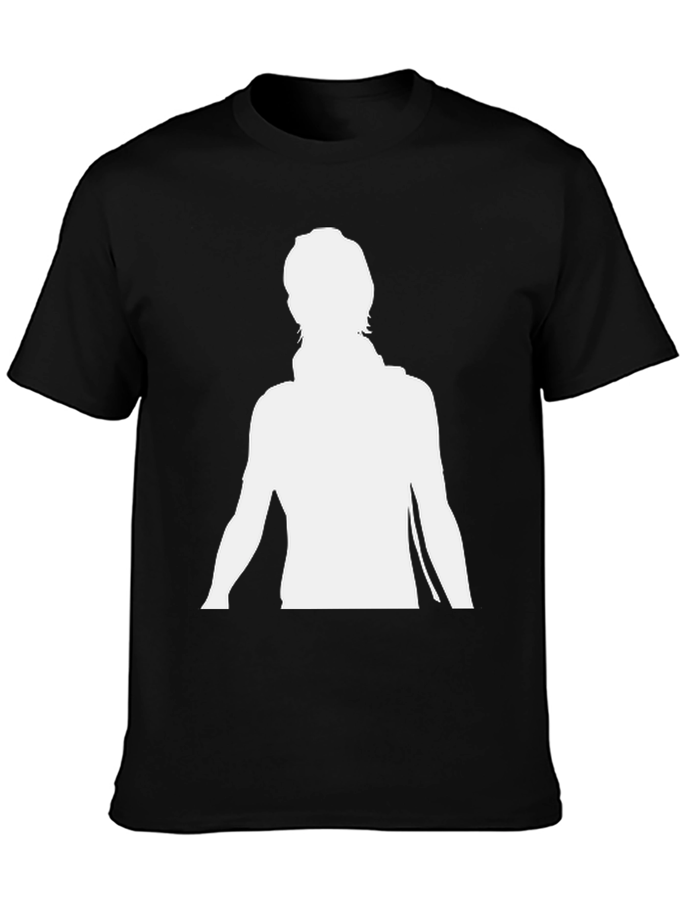 Silhouette Graphic T-Shirt - Trendy Black Tee