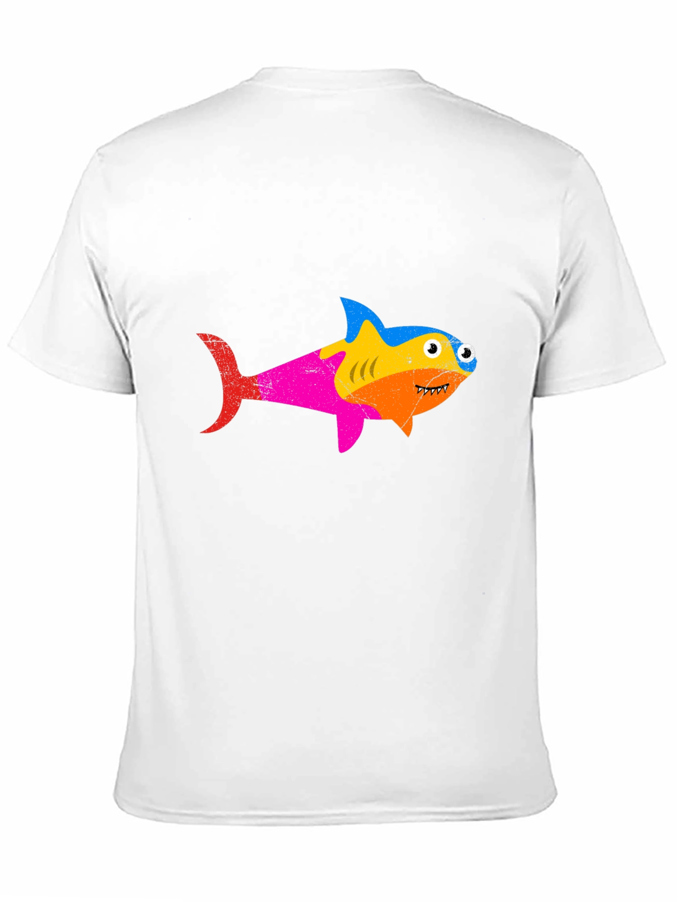Rainbow Shark Graphic Tee - Stylish Mens T-Shirt