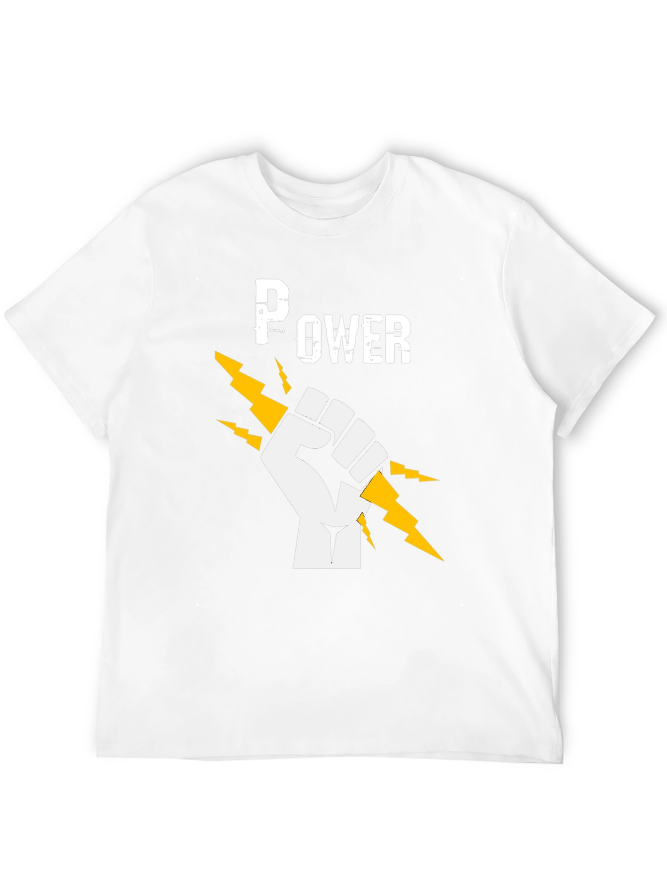 Power Fist Graphic T-Shirt - Black Cotton Tee