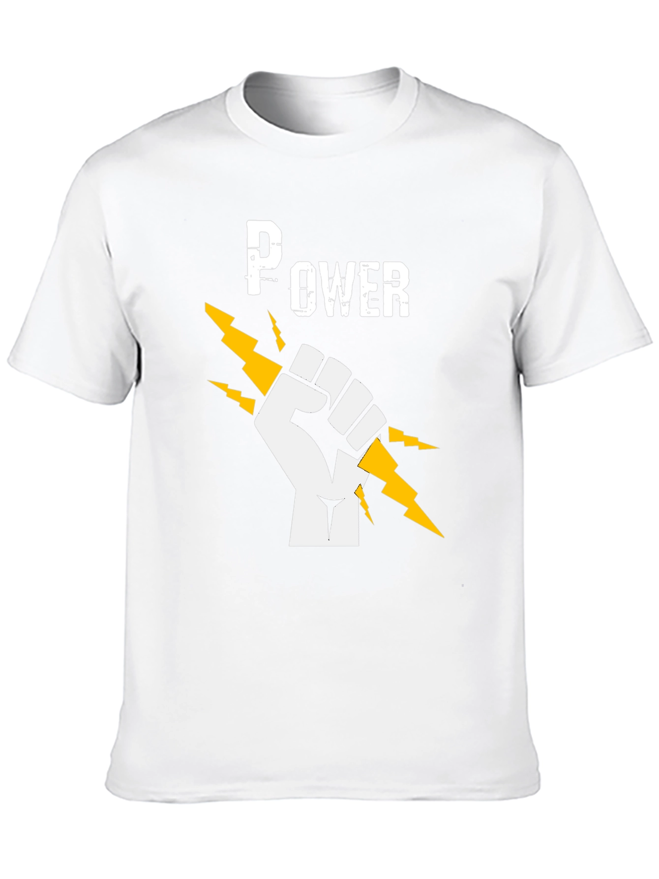 Power Fist Graphic T-Shirt - Black Cotton Tee