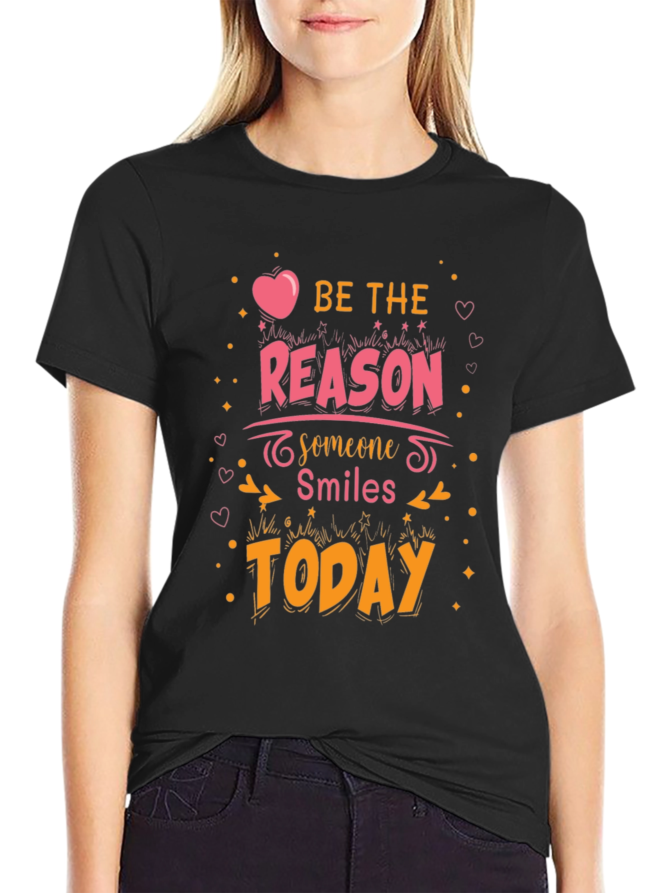 Be The Reason Graphic Tee - Positive Vibes Shirt