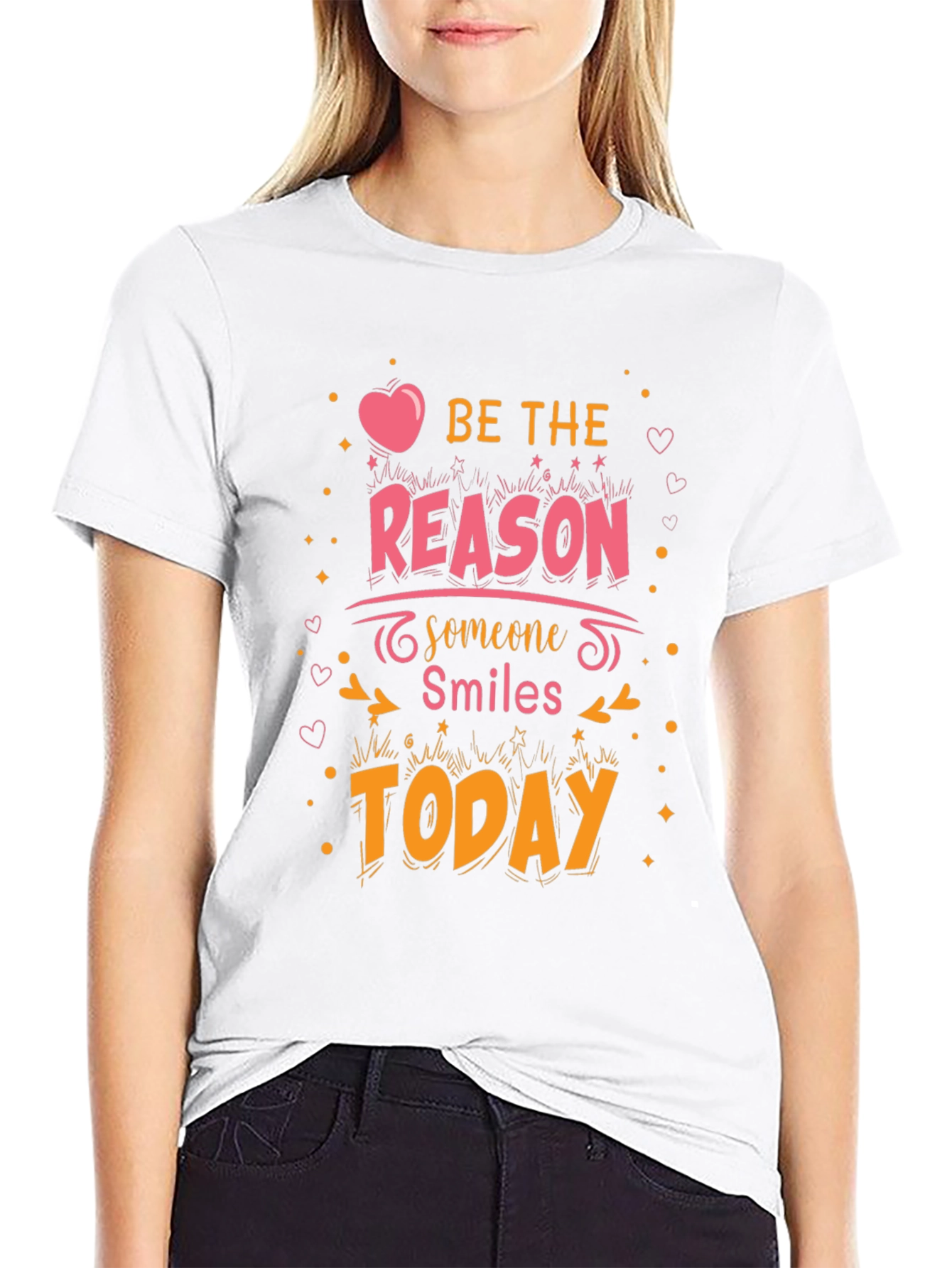Be The Reason Graphic Tee - Positive Vibes Shirt