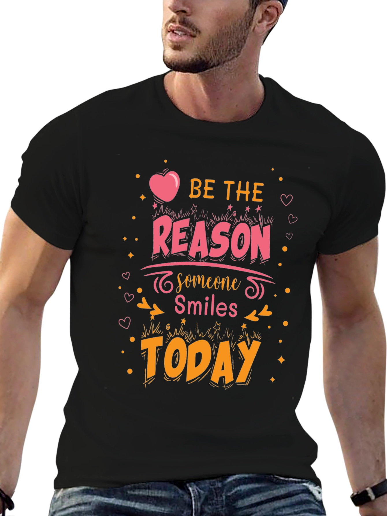 Be The Reason Graphic Tee - Positive Vibes Shirt