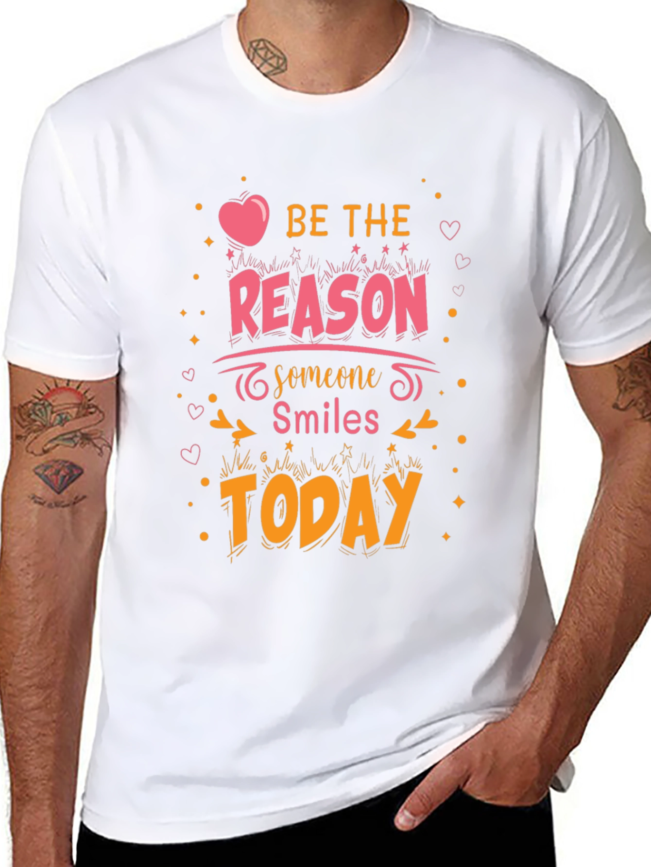 Be The Reason Graphic Tee - Positive Vibes Shirt