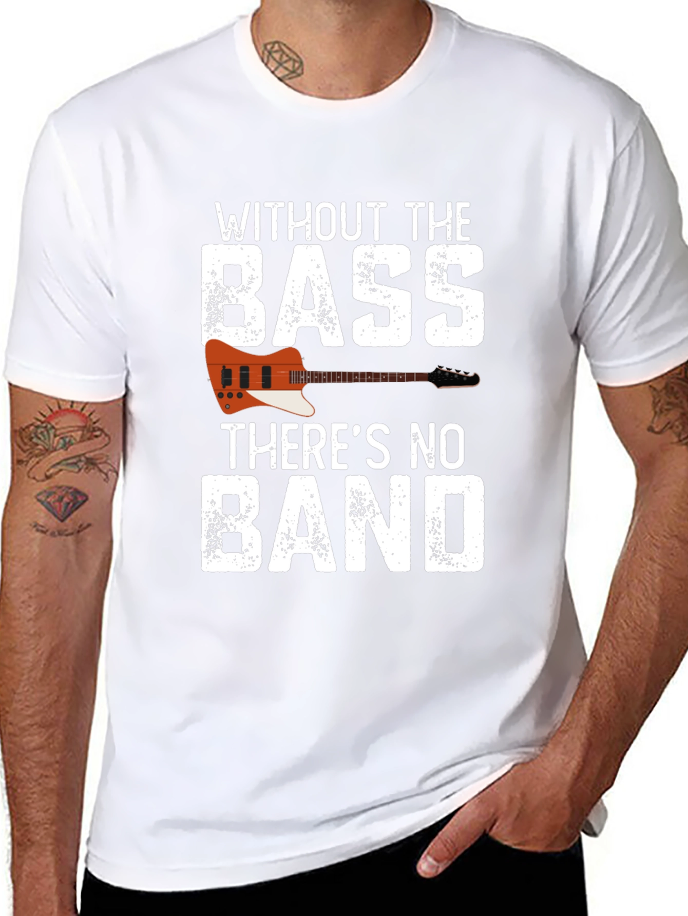 Without the Bass Theres No Band T-Shirt