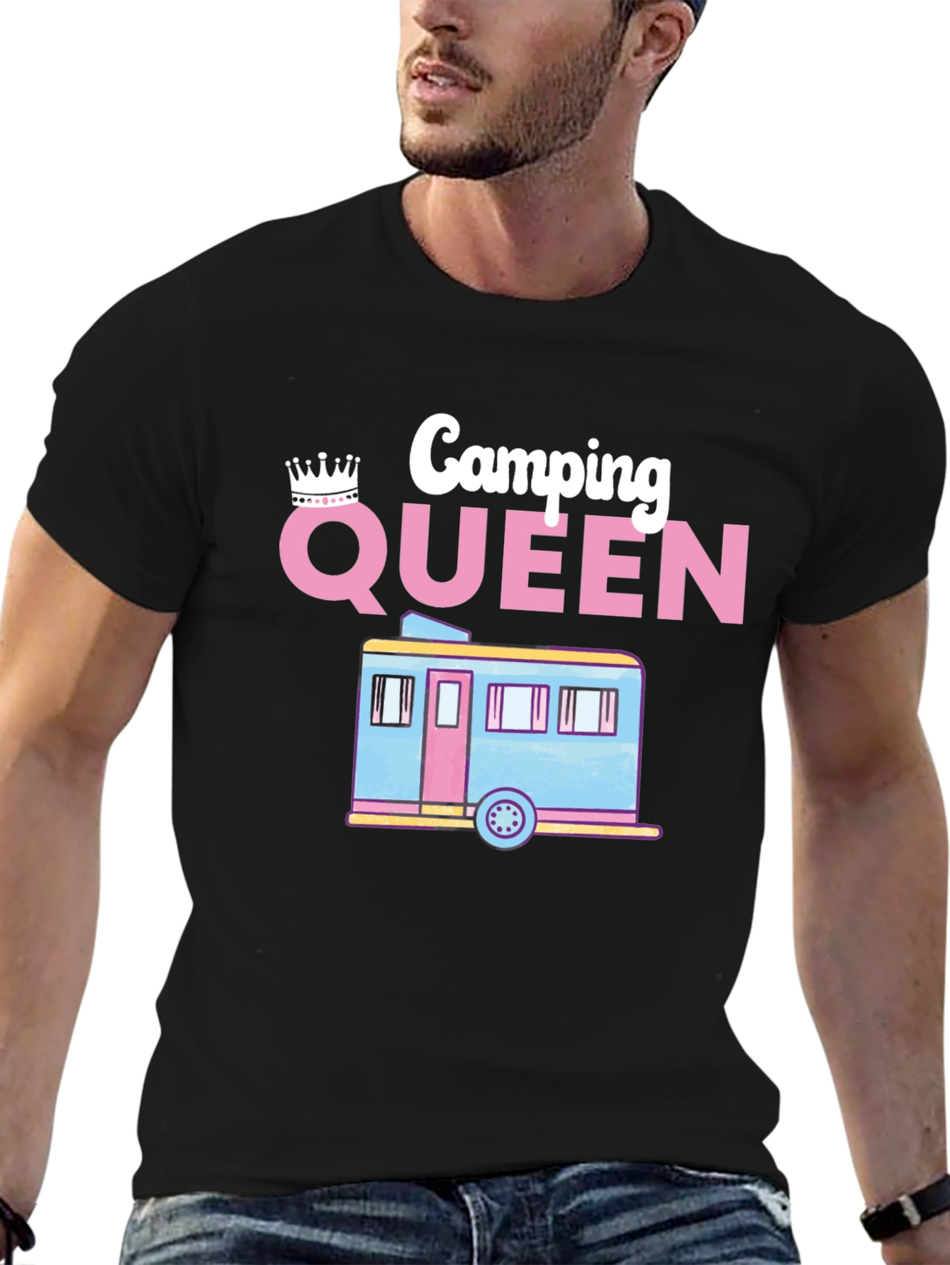 Camping Queen Tee - Womens RV Adventure T-Shirt