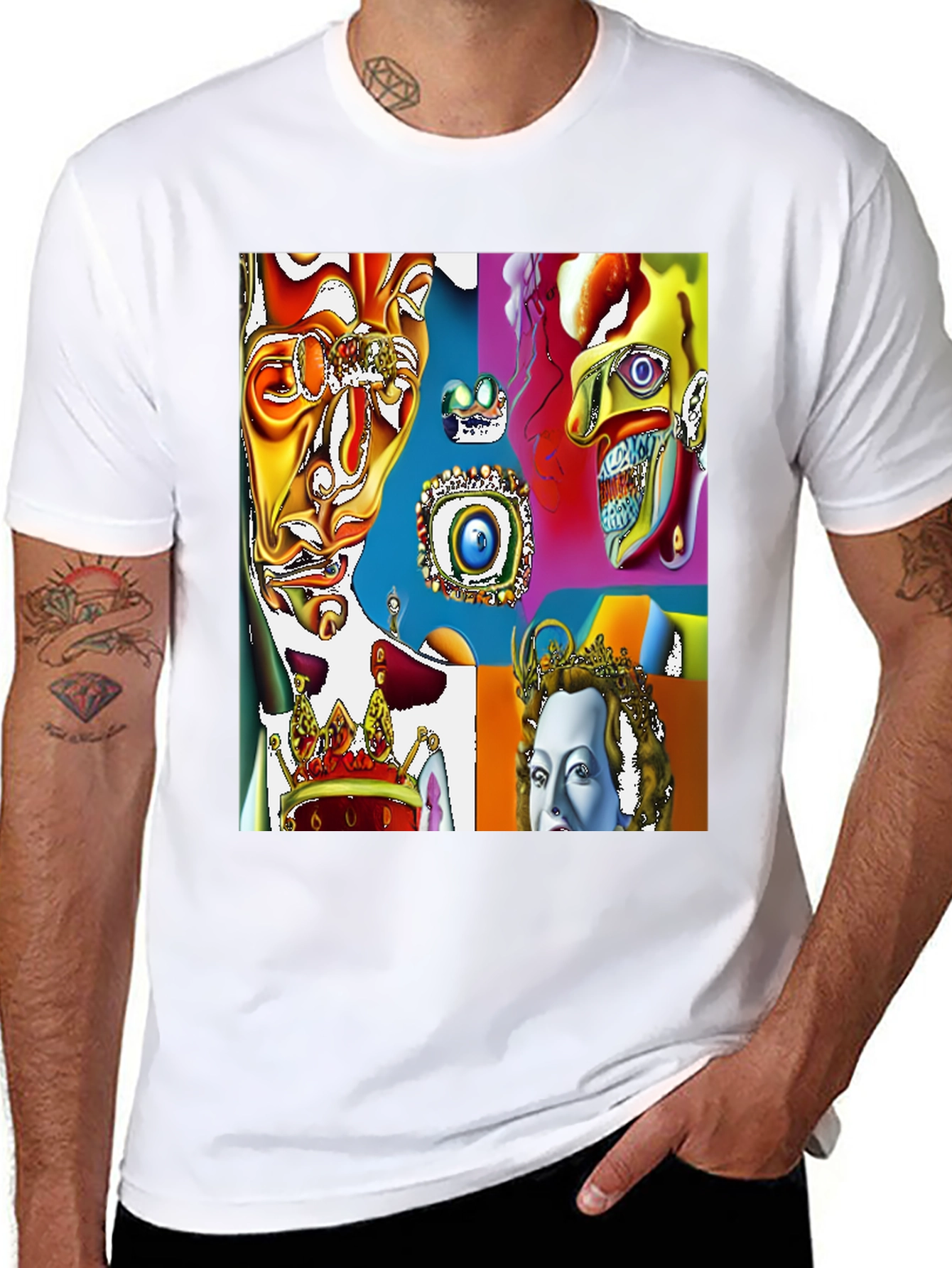 Surreal Art T-Shirt: Bold Graphic Tee