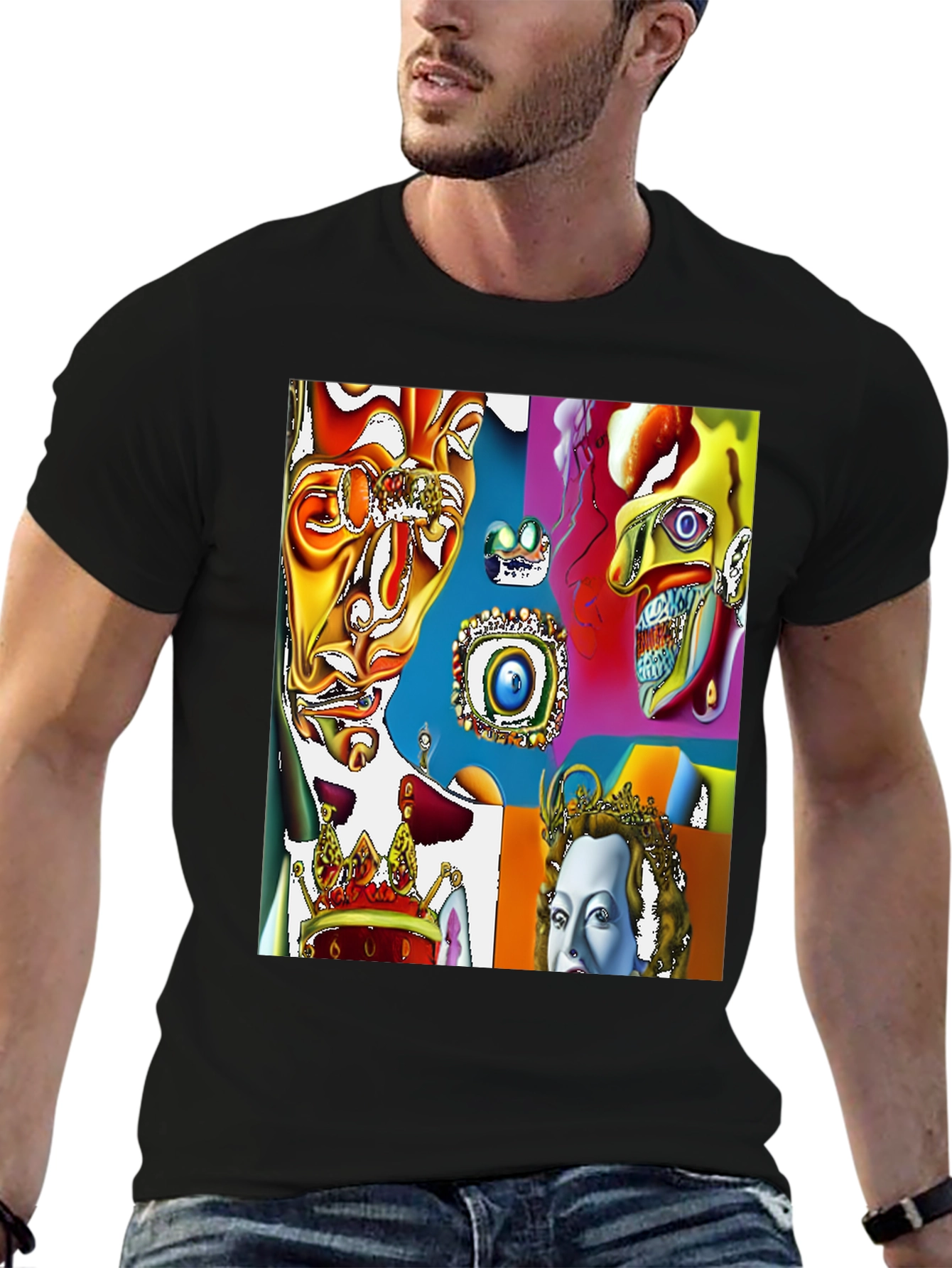 Surreal Art T-Shirt: Bold Graphic Tee