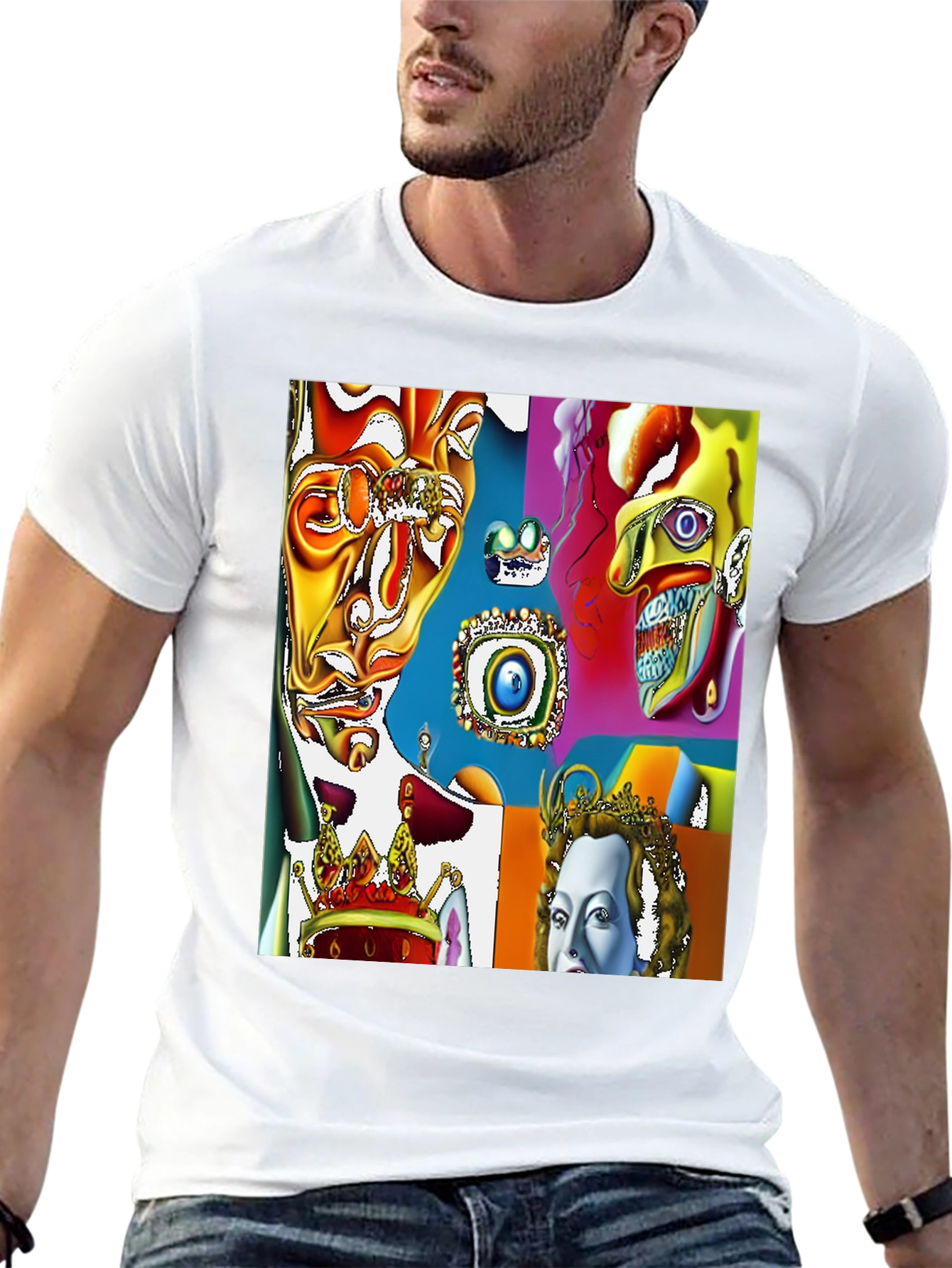 Surreal Art T-Shirt: Bold Graphic Tee