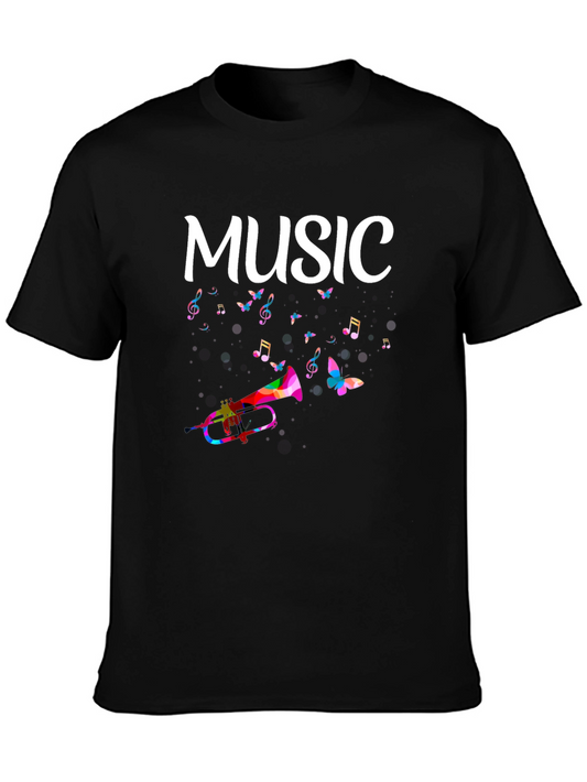 Music Themed Graphic T-Shirt