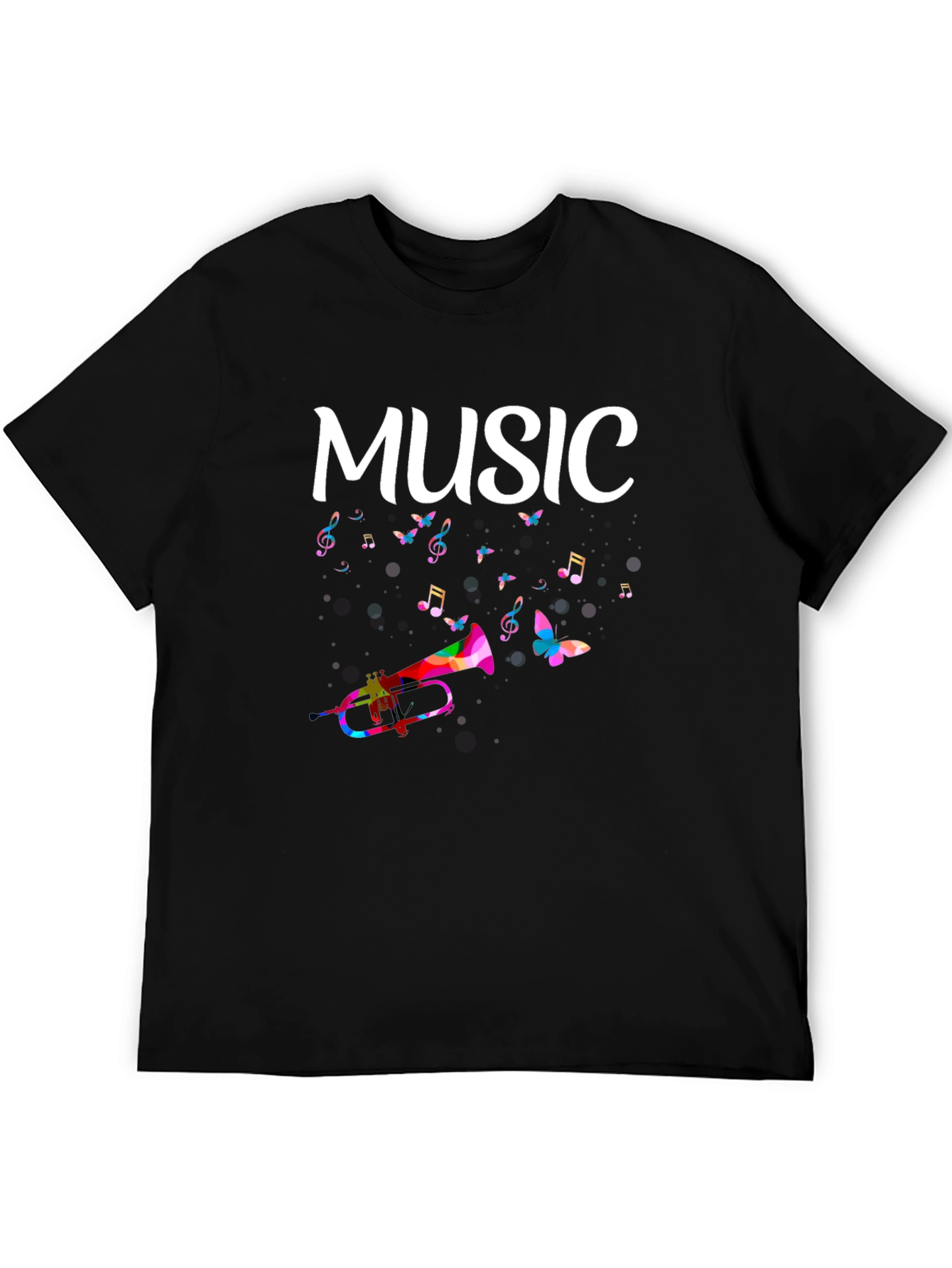 Music Themed Graphic T-Shirt