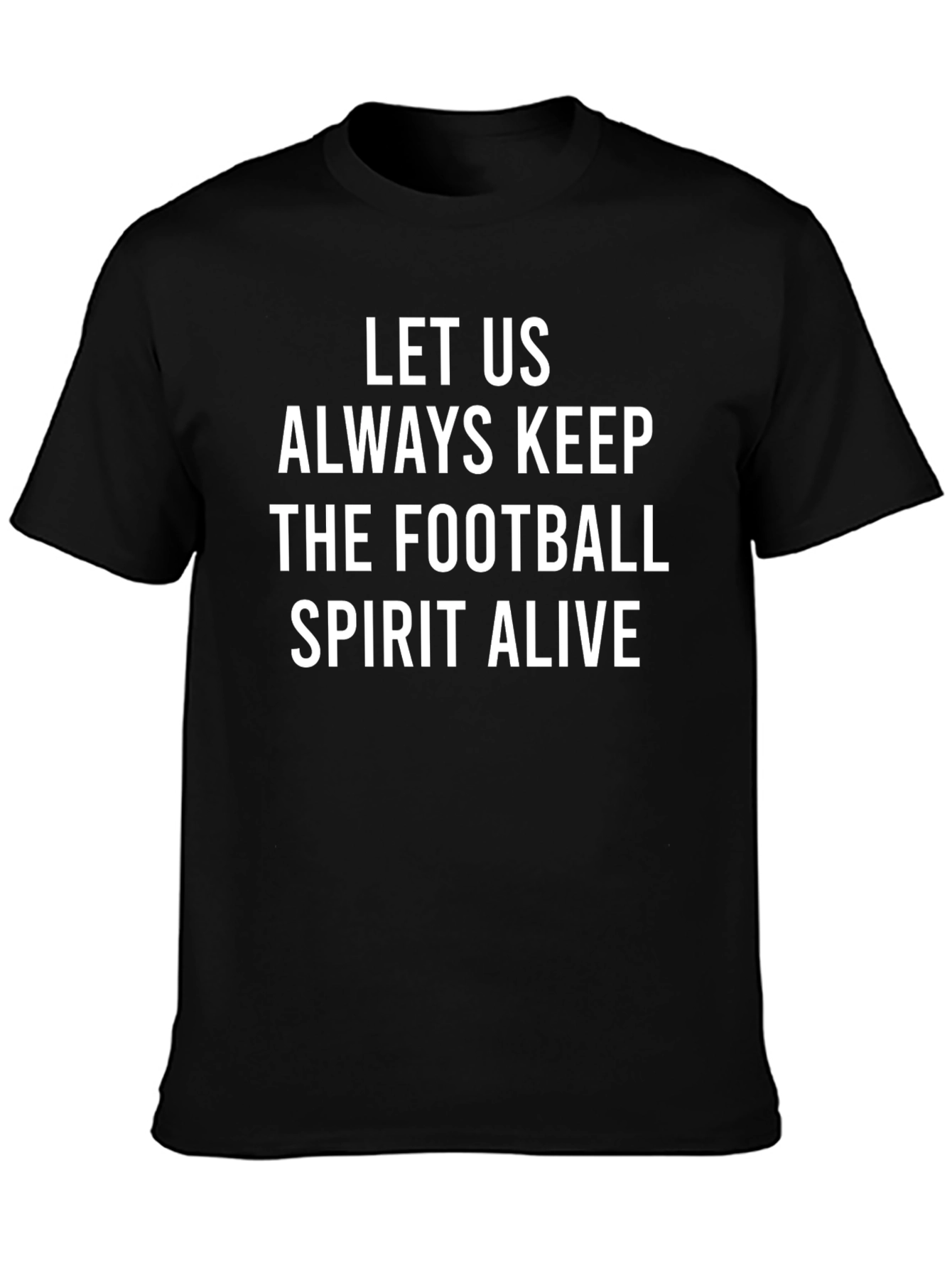 Football Spirit Graphic Tee - Soft Cotton T-Shirt