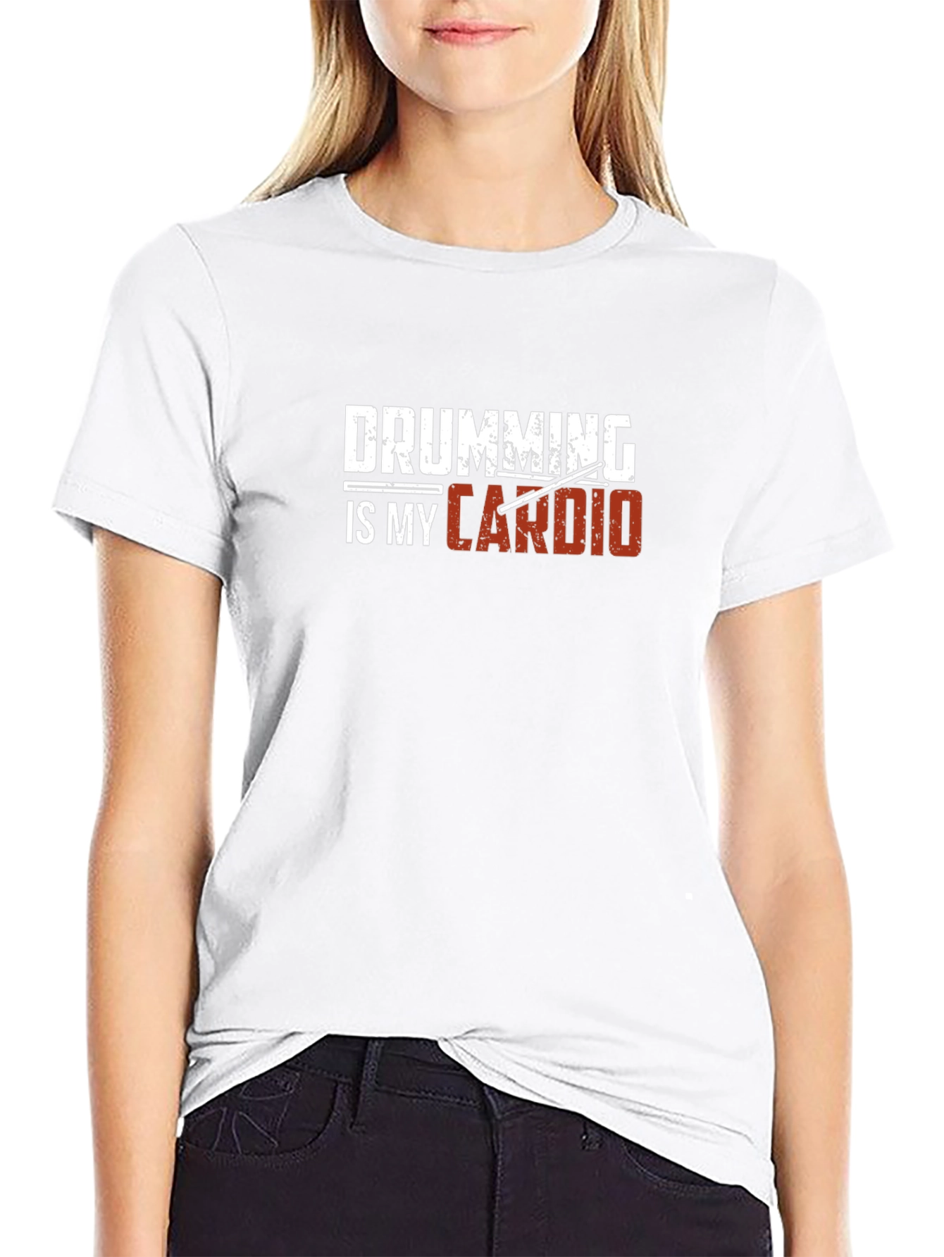 Drumming is My Cardio Graphic Tee