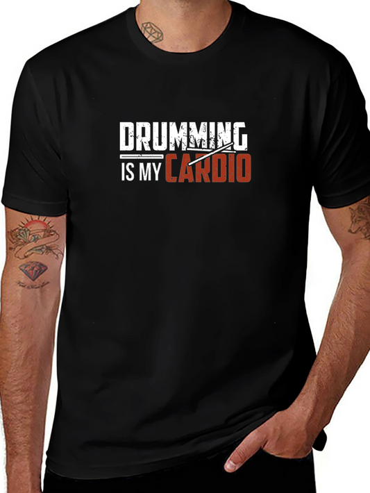 Drumming is My Cardio Graphic Tee