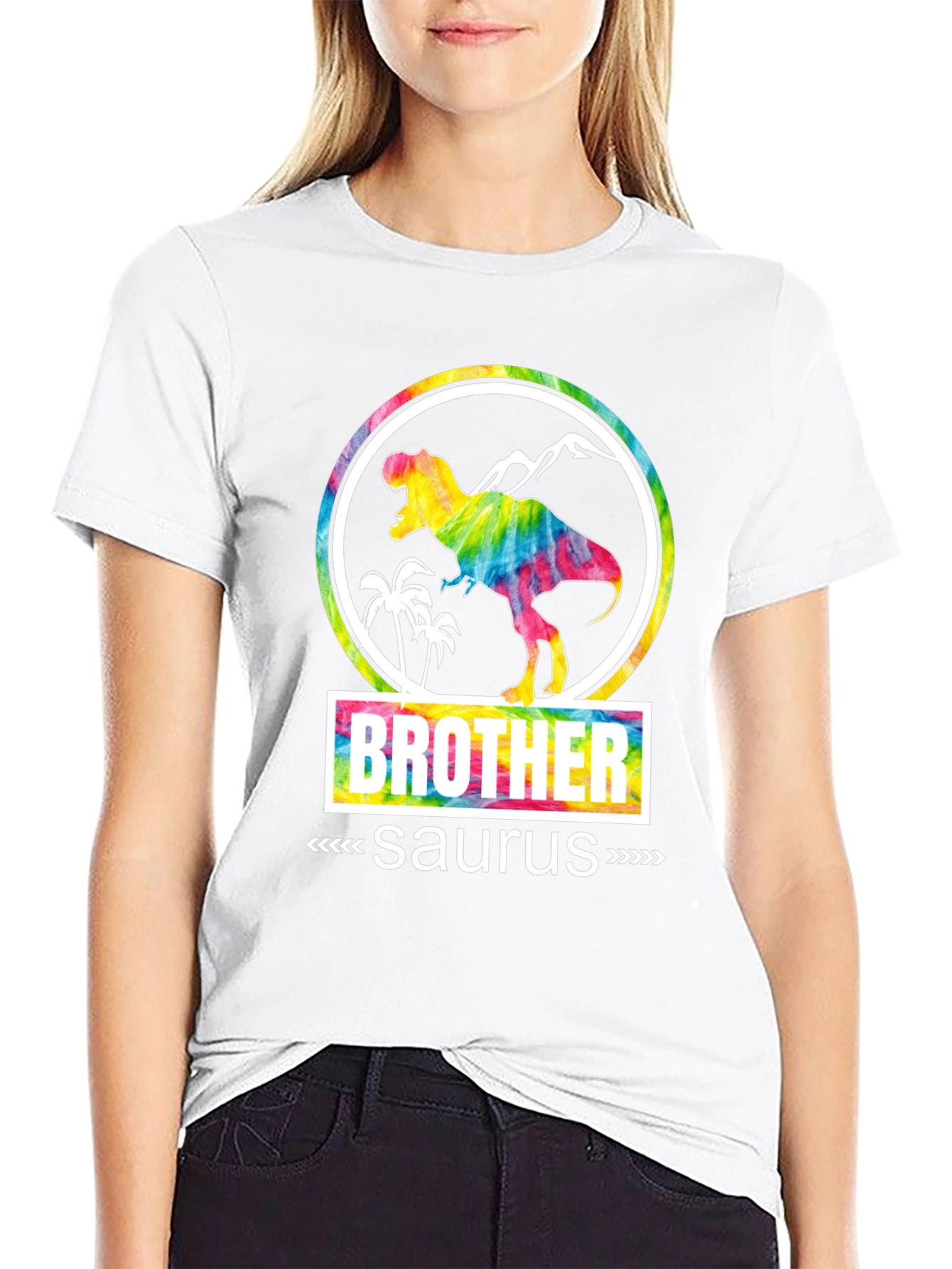 Brother Saurus T-Shirt - Dinosaur Graphic Tee