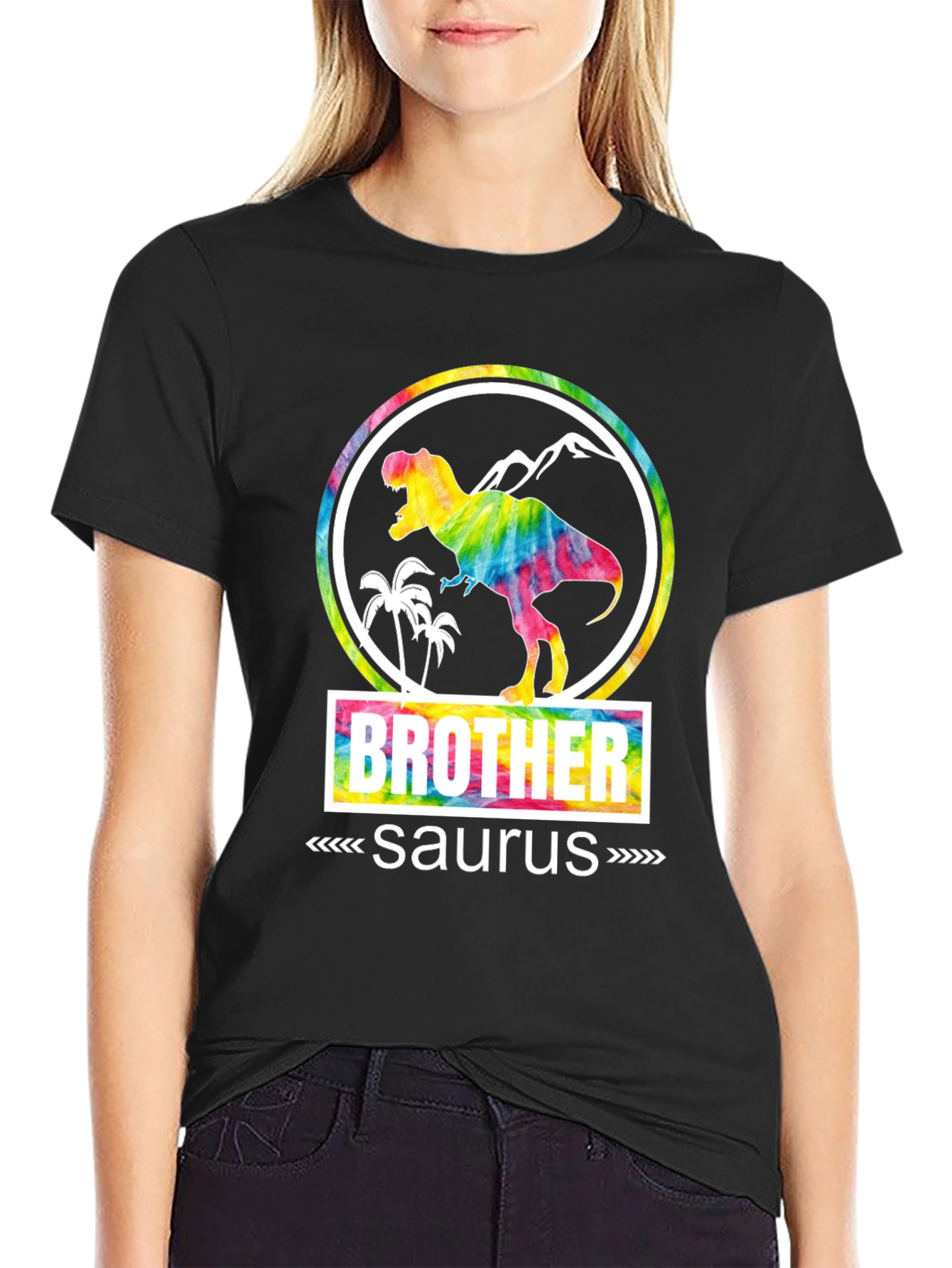 Brother Saurus T-Shirt - Dinosaur Graphic Tee