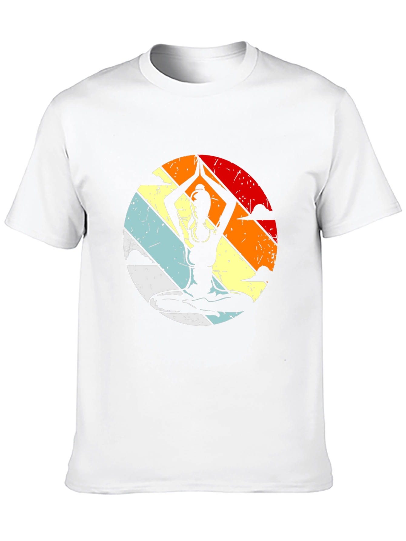 Yoga Pose Graphic Tee - Black Unisex T-Shirt