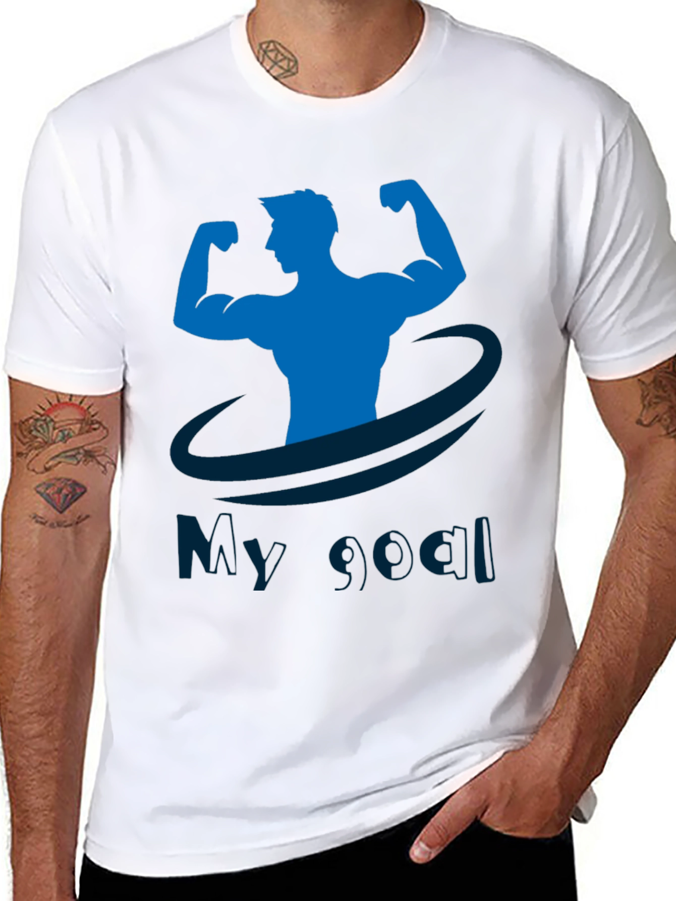 My Goal Gym Graphic Tee - Flex Your Fitness