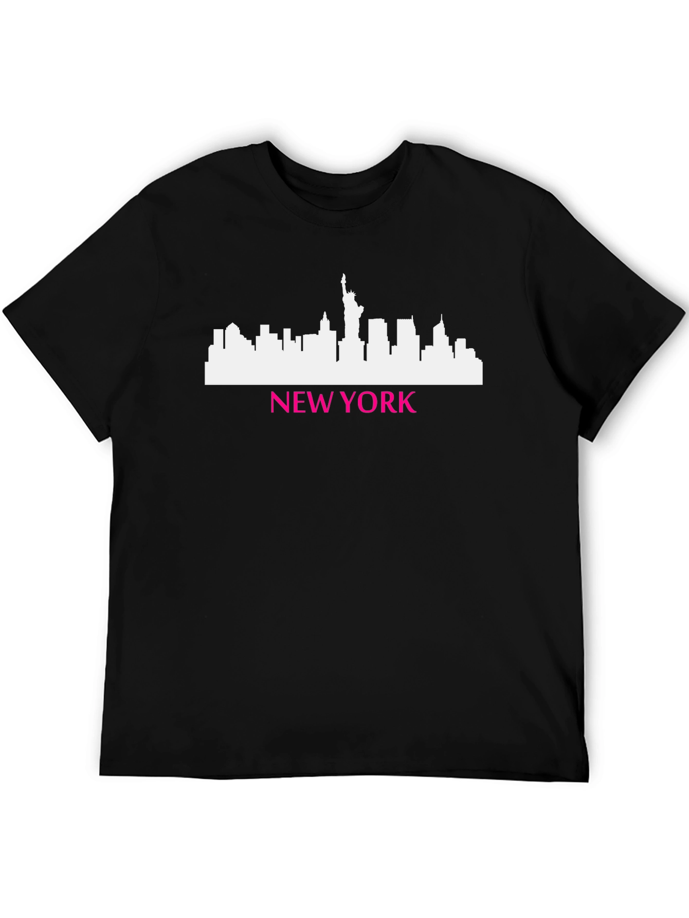 New York Skyline Black T-Shirt