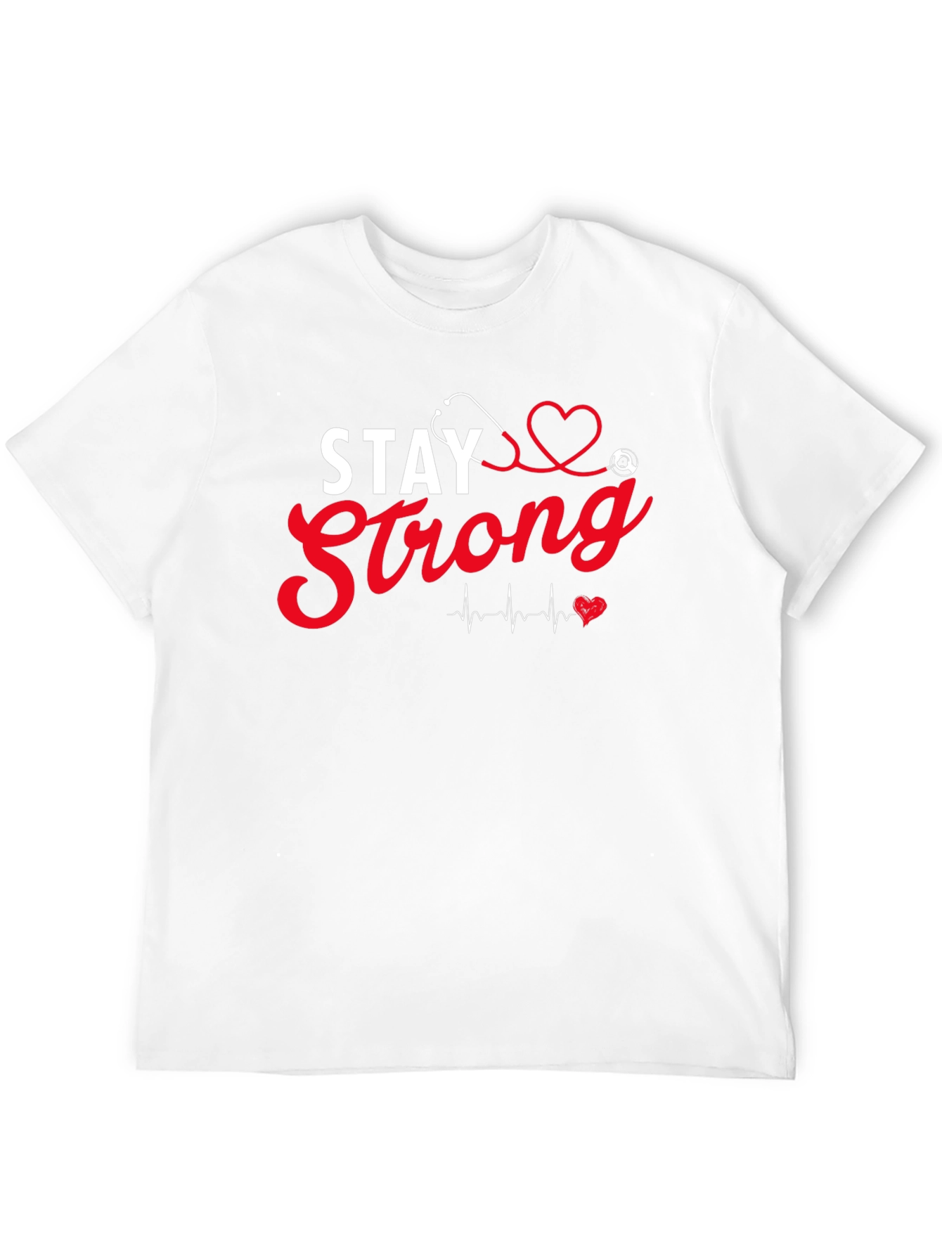 Stay Strong Graphic T-Shirt Black