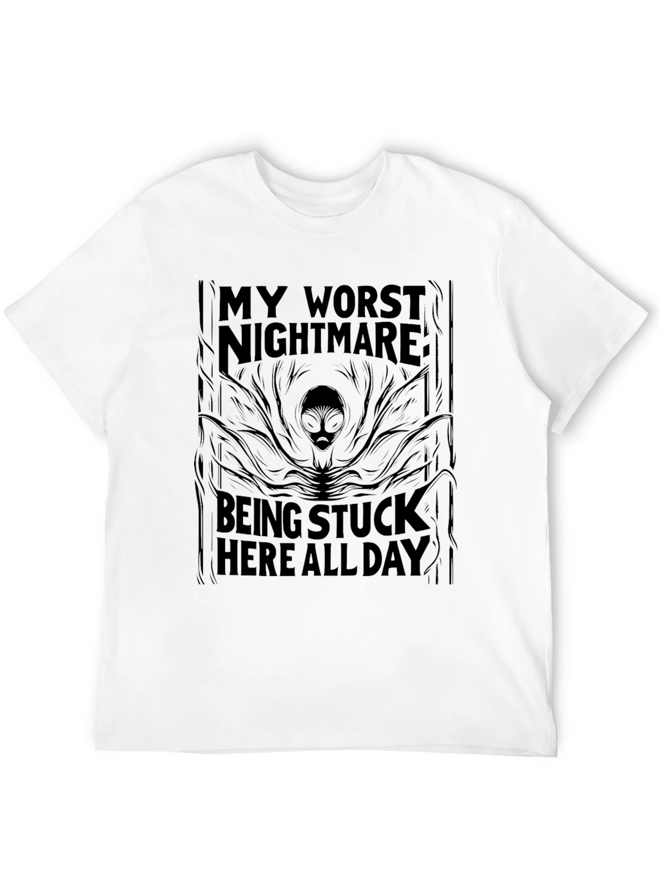 My Worst Nightmare Alien Graphic T-Shirt