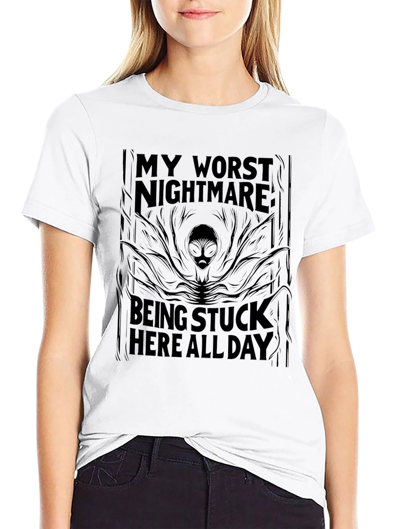 My Worst Nightmare Alien Graphic T-Shirt