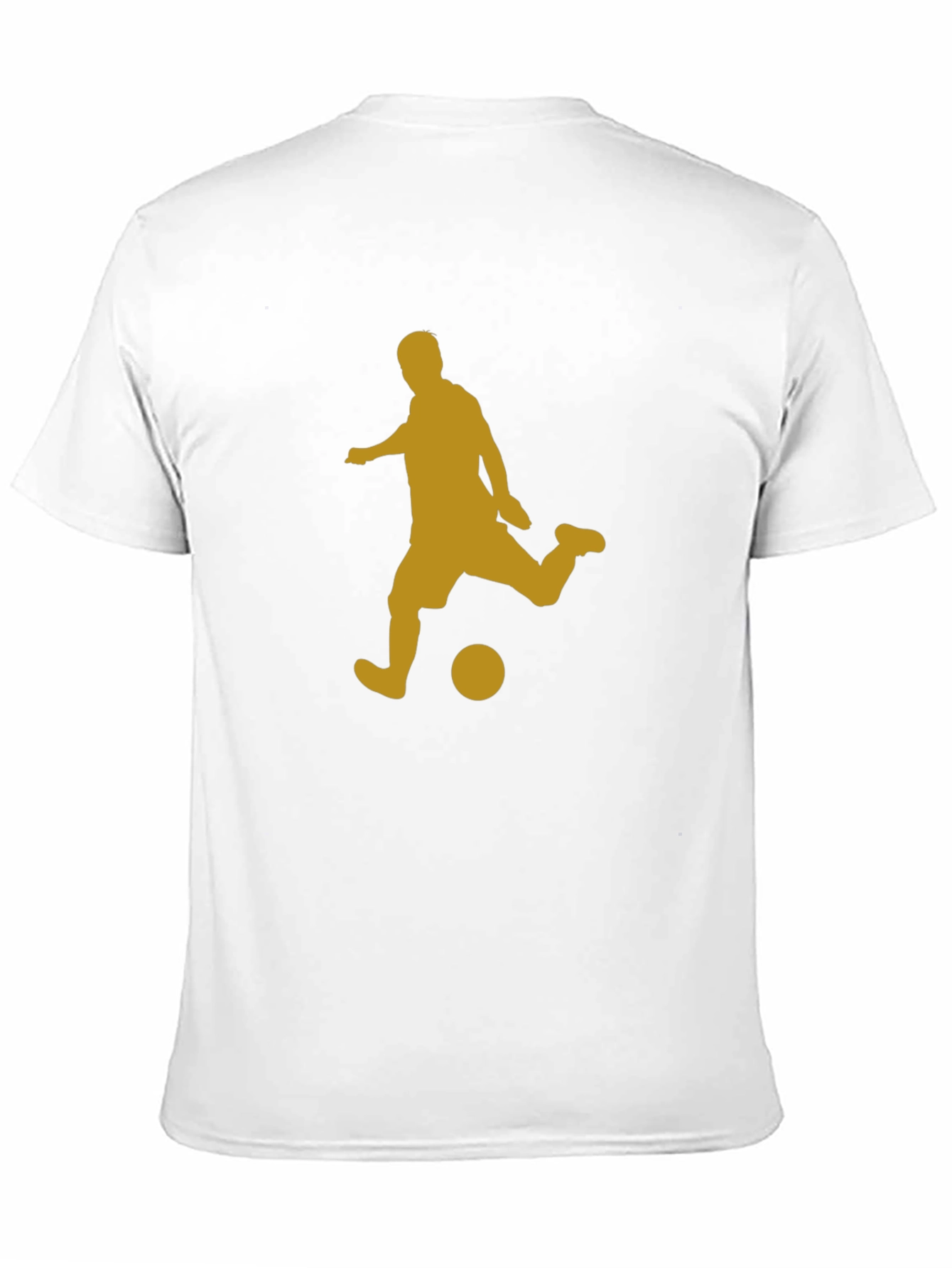 Soccer Silhouette Black T-Shirt