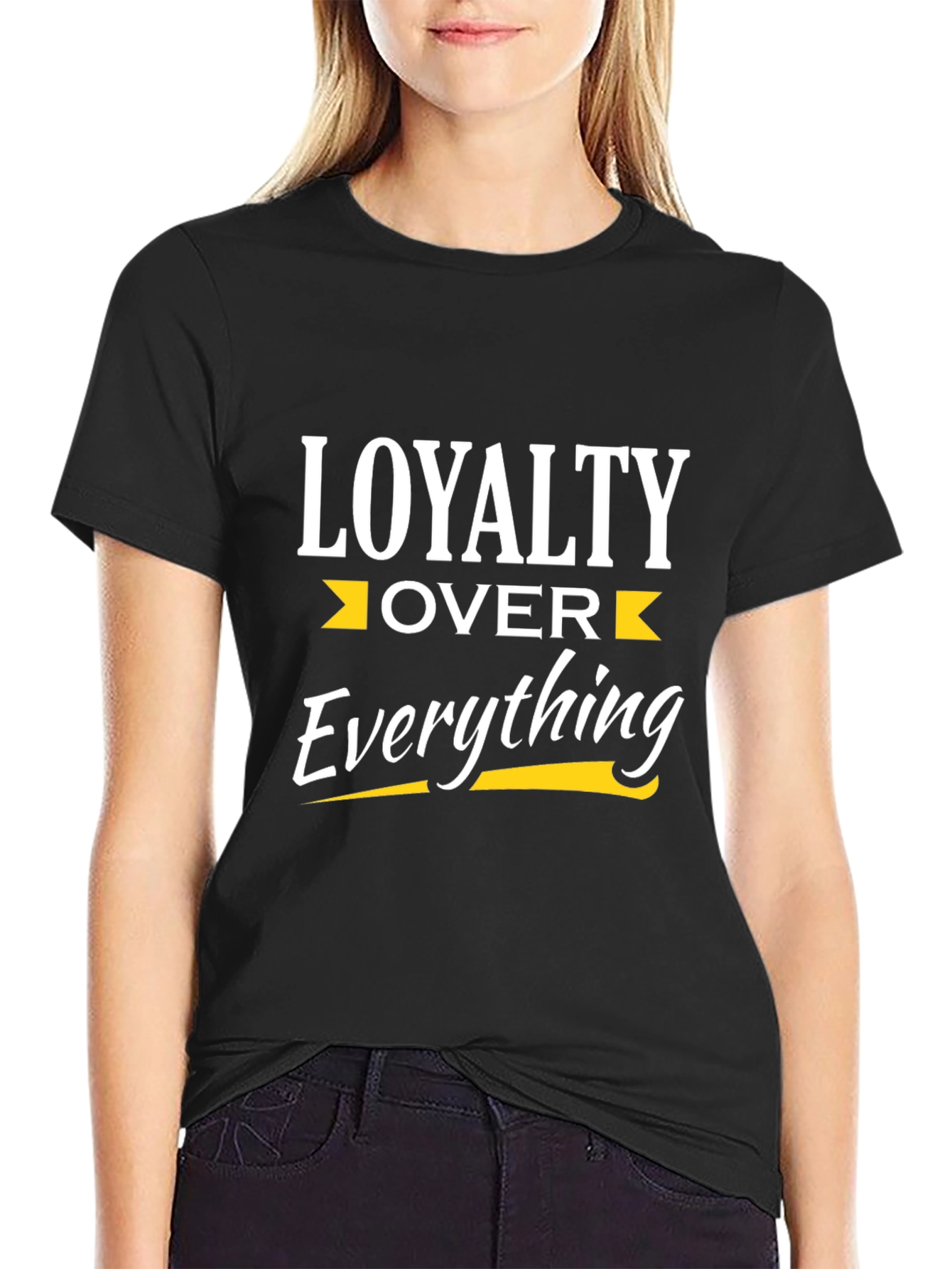 Loyalty Over Everything Black T-Shirt