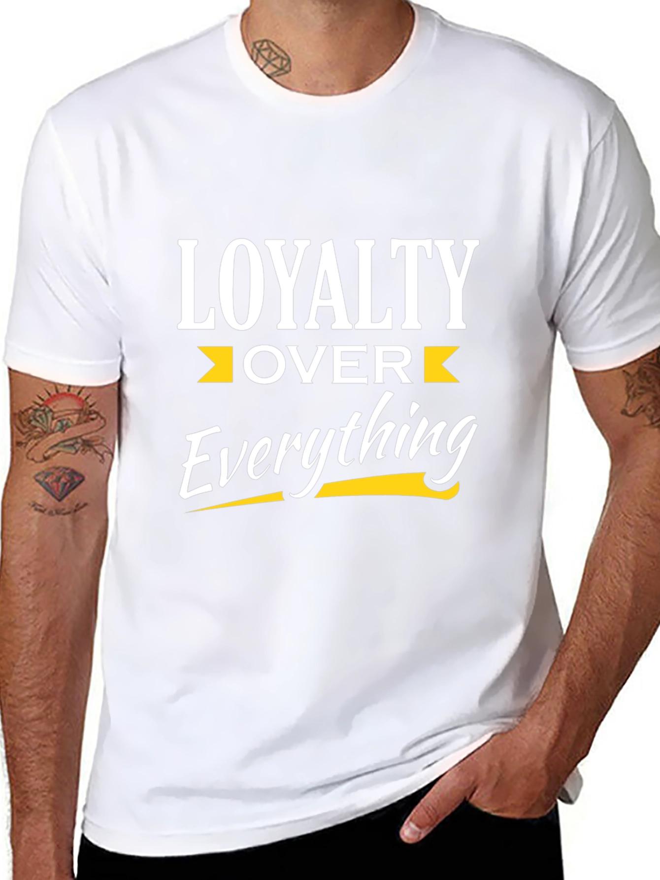Loyalty Over Everything Black T-Shirt