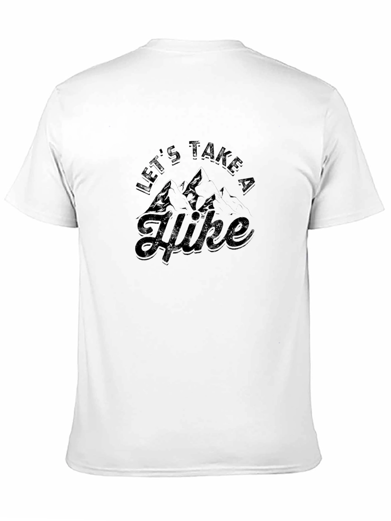 Lets Take A Hike Black Graphic Tee