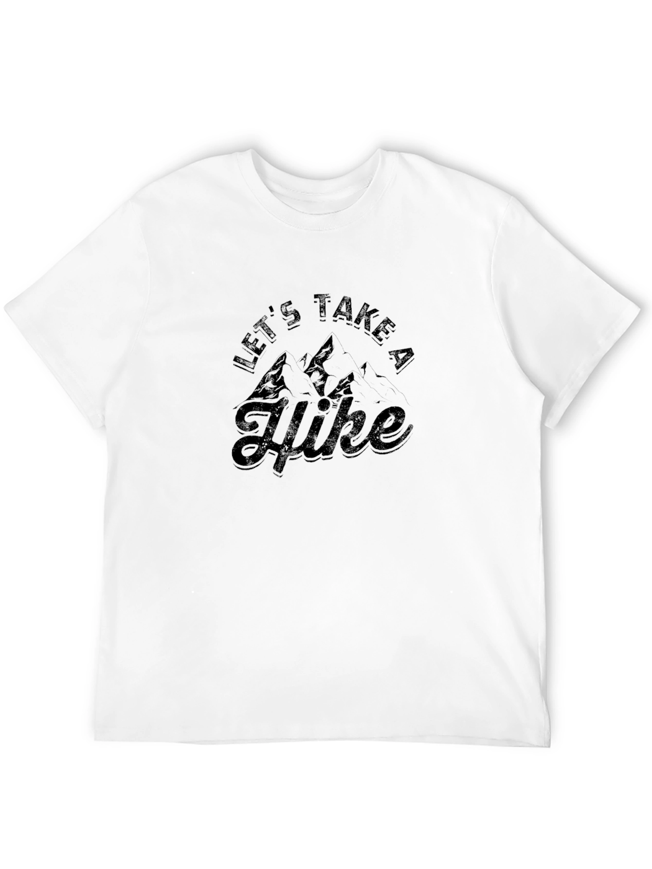 Lets Take A Hike Black Graphic Tee